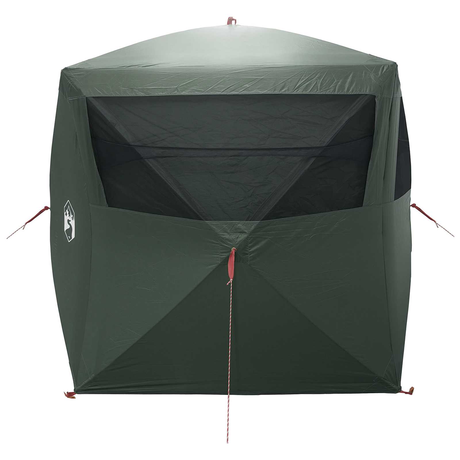 vidaXL Jacht Tent Legergroen 143 x 143 x 165 cm Polyester en staal