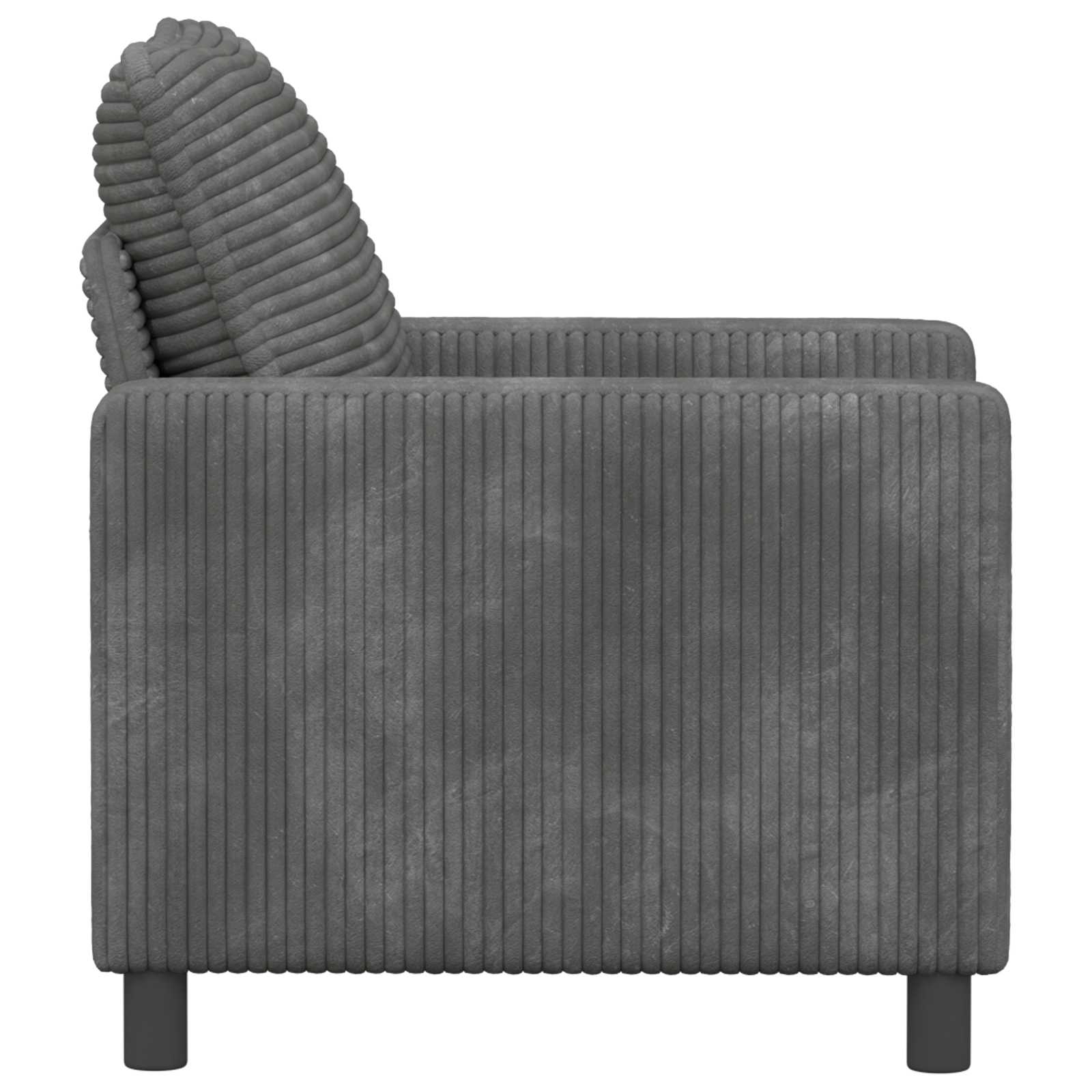 vidaXL Bank Lichtgrijs 76 x 81 x 87,5 cm Polyester