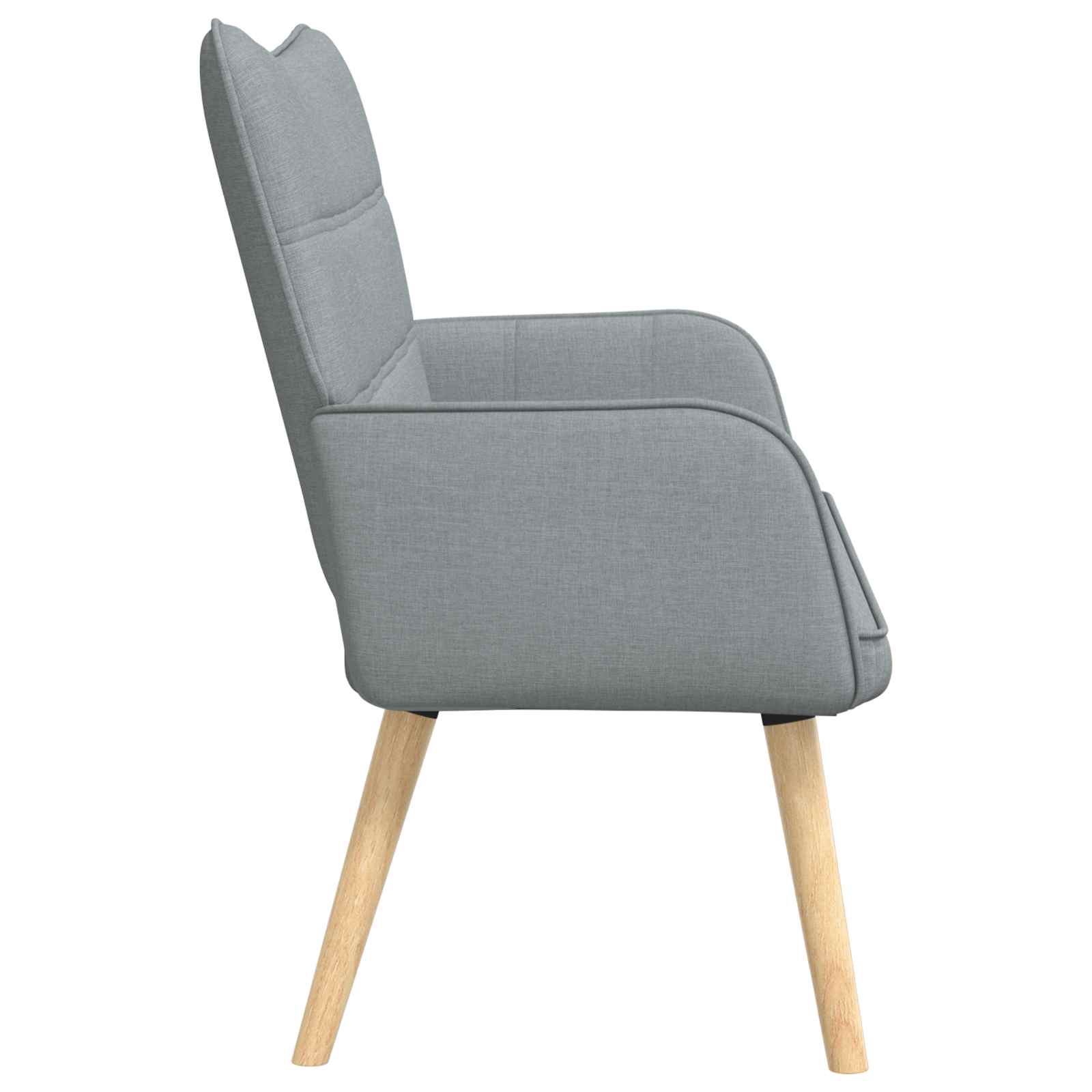 vidaXL Twee Persoons Sofa Lichtgrijs 115 x 61 x 87 cm Stof