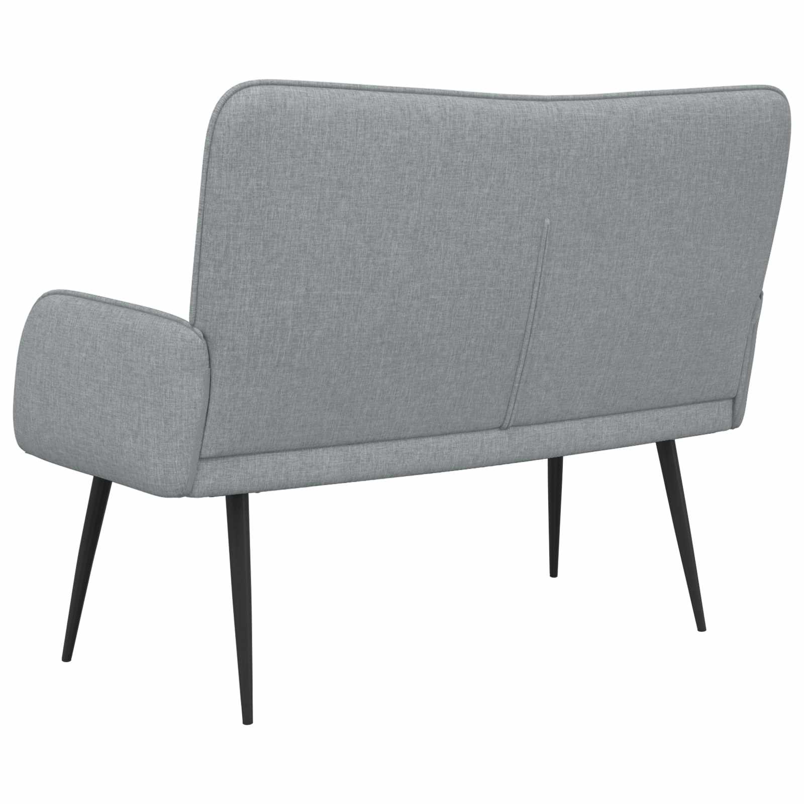 vidaXL 2-Zits Sofa Lichtgrijs 115 x 61 x 87 cm Stof