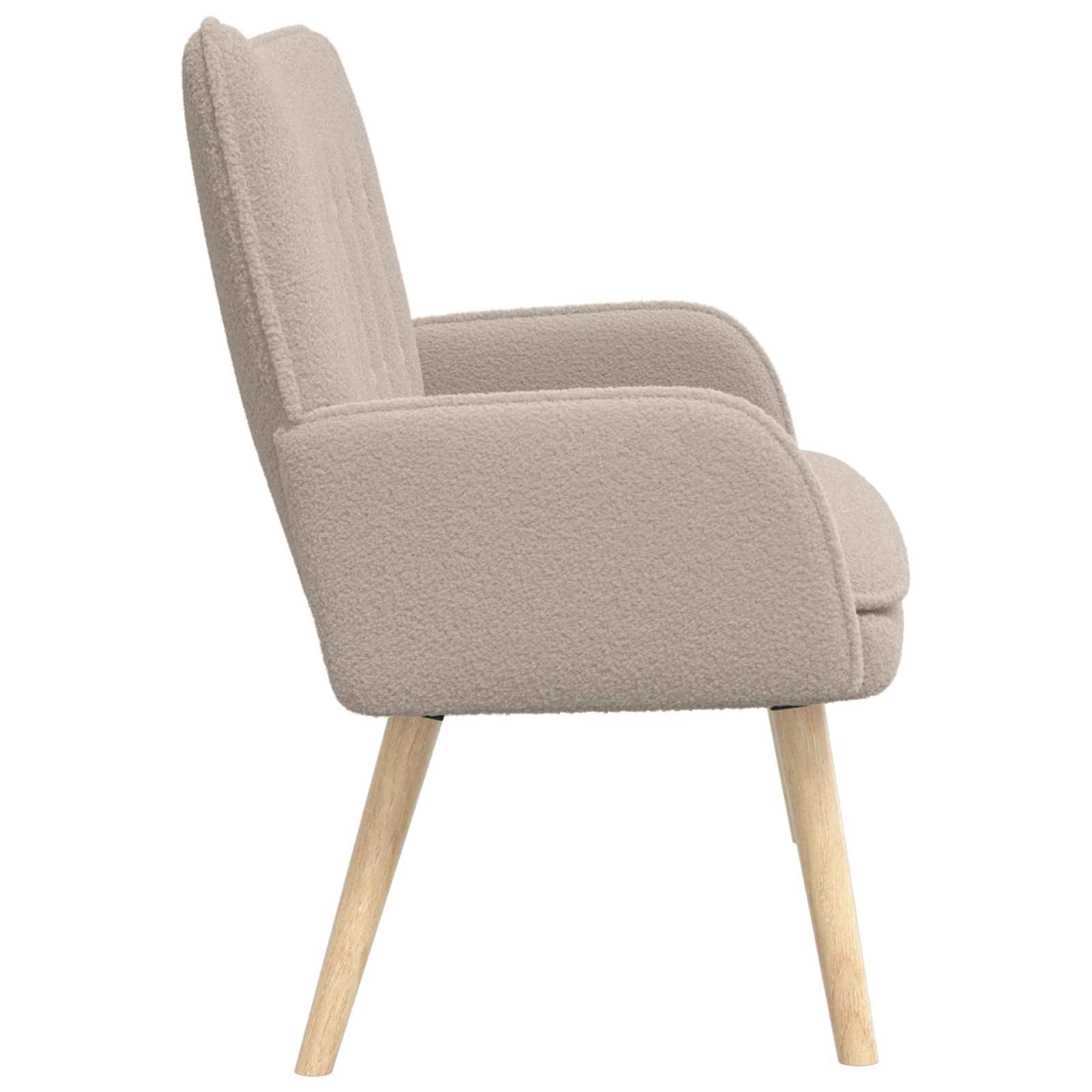 vidaXL 2-Zits Sofa Lichtgrijs 115 x 61 x 87 cm Bouclé