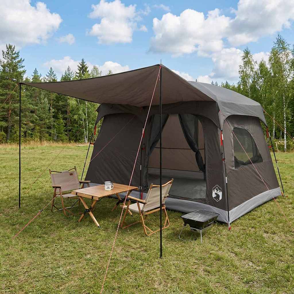 vidaXL Gezinstent met dak Groen 320 x 210 x 180 cm Polyester