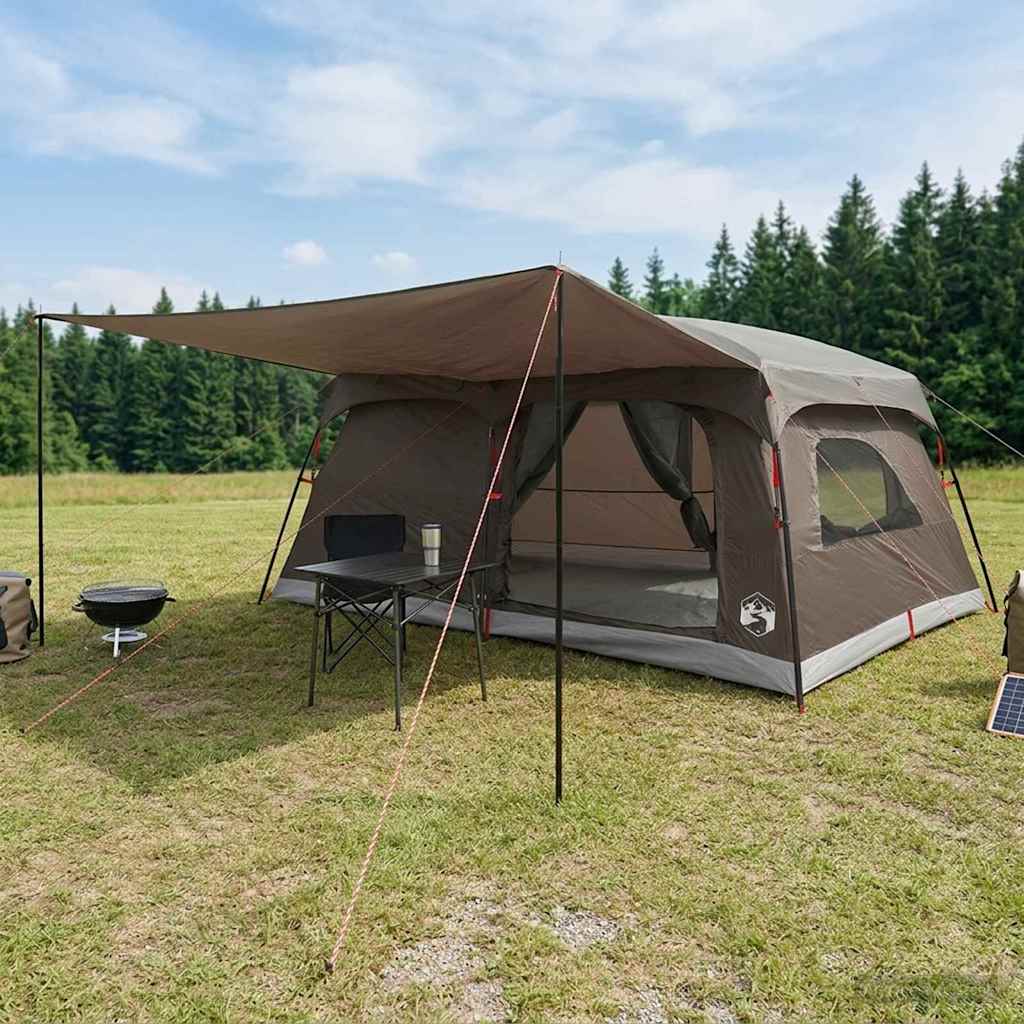 vidaXL Gezinstent met dak Groen 320 x 210 x 180 cm Polyester