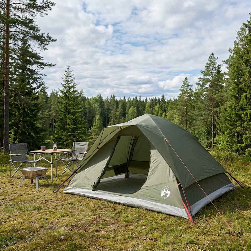 vidaXL Directe Tent Groen 305 x 215 x 140 cm Polyester en staal
