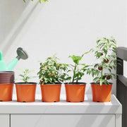 vidaXL Bloempot 50 pcs Keramiek Ø 15 x 12.5 cm Kunststof
