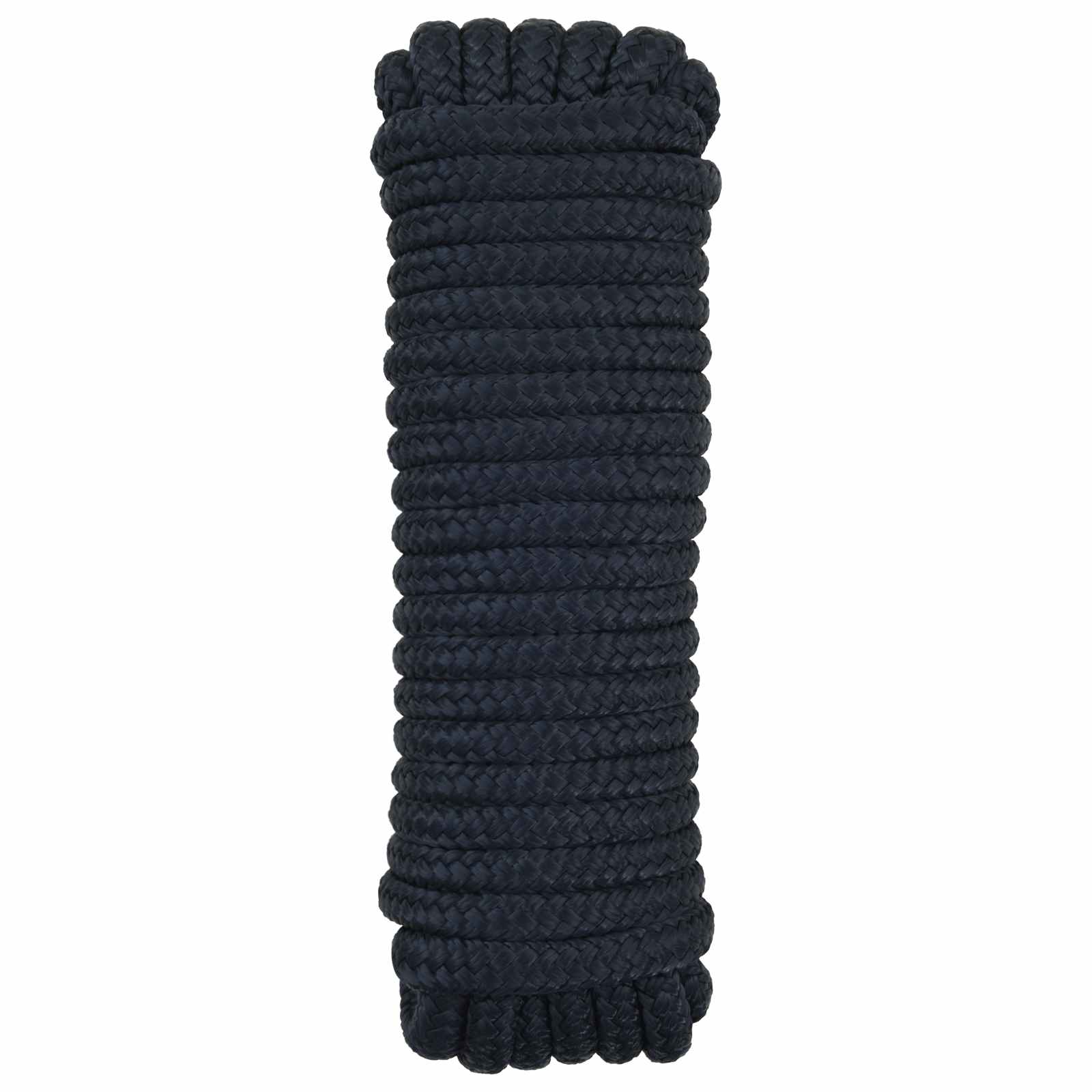 vidaXL Boottouw 6 m 1 Wit en zwart Polyester