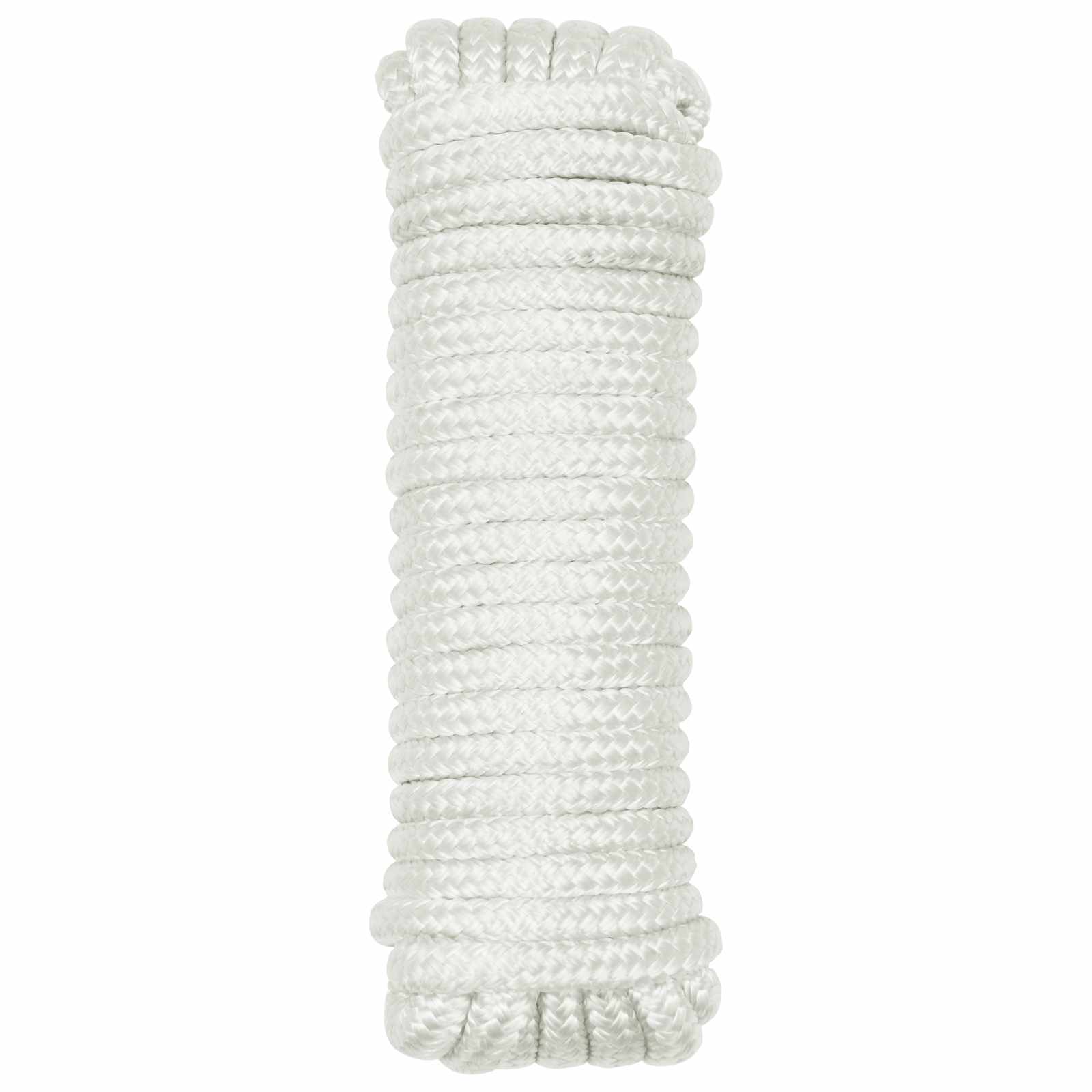 vidaXL Boottouw 6 m 1 Wit en zwart Polyester