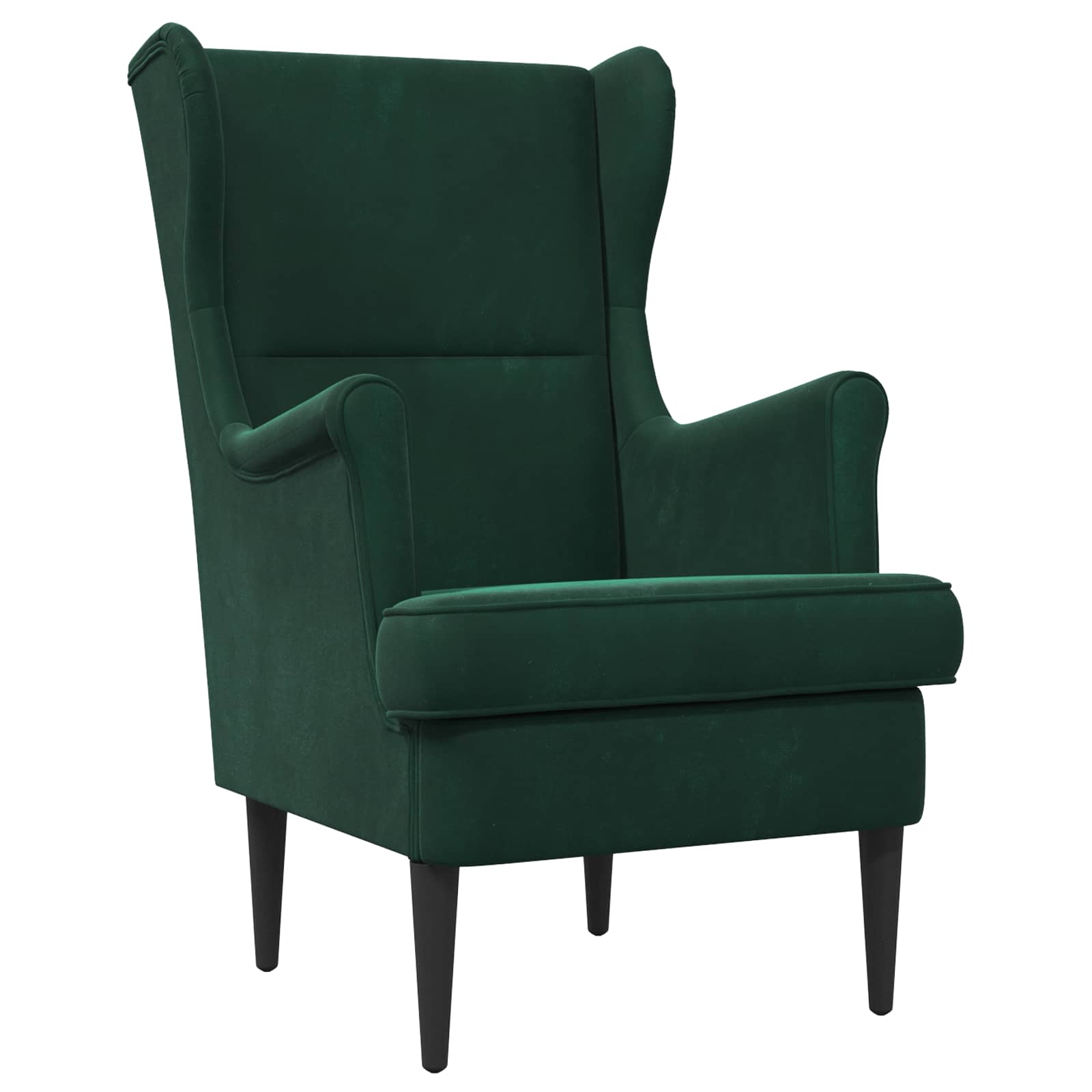 vidaXL Fauteuil Lichtgrijs Fluweel
