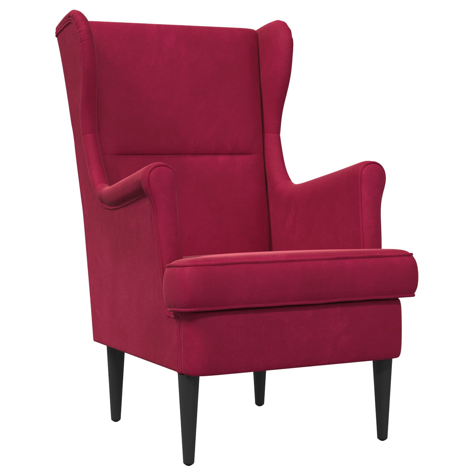vidaXL Fauteuil Lichtgrijs Fluweel