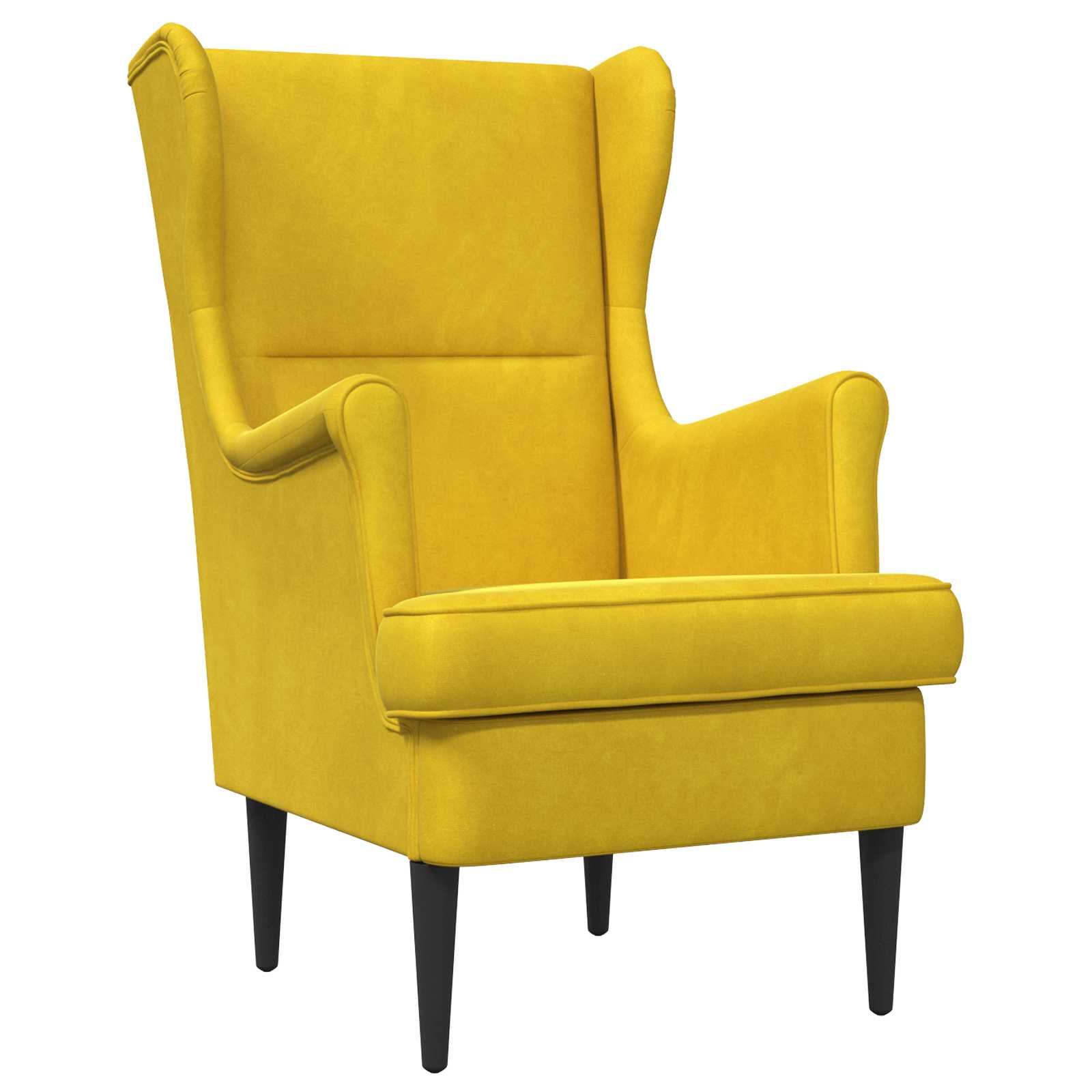 vidaXL Fauteuil Lichtgrijs Fluweel