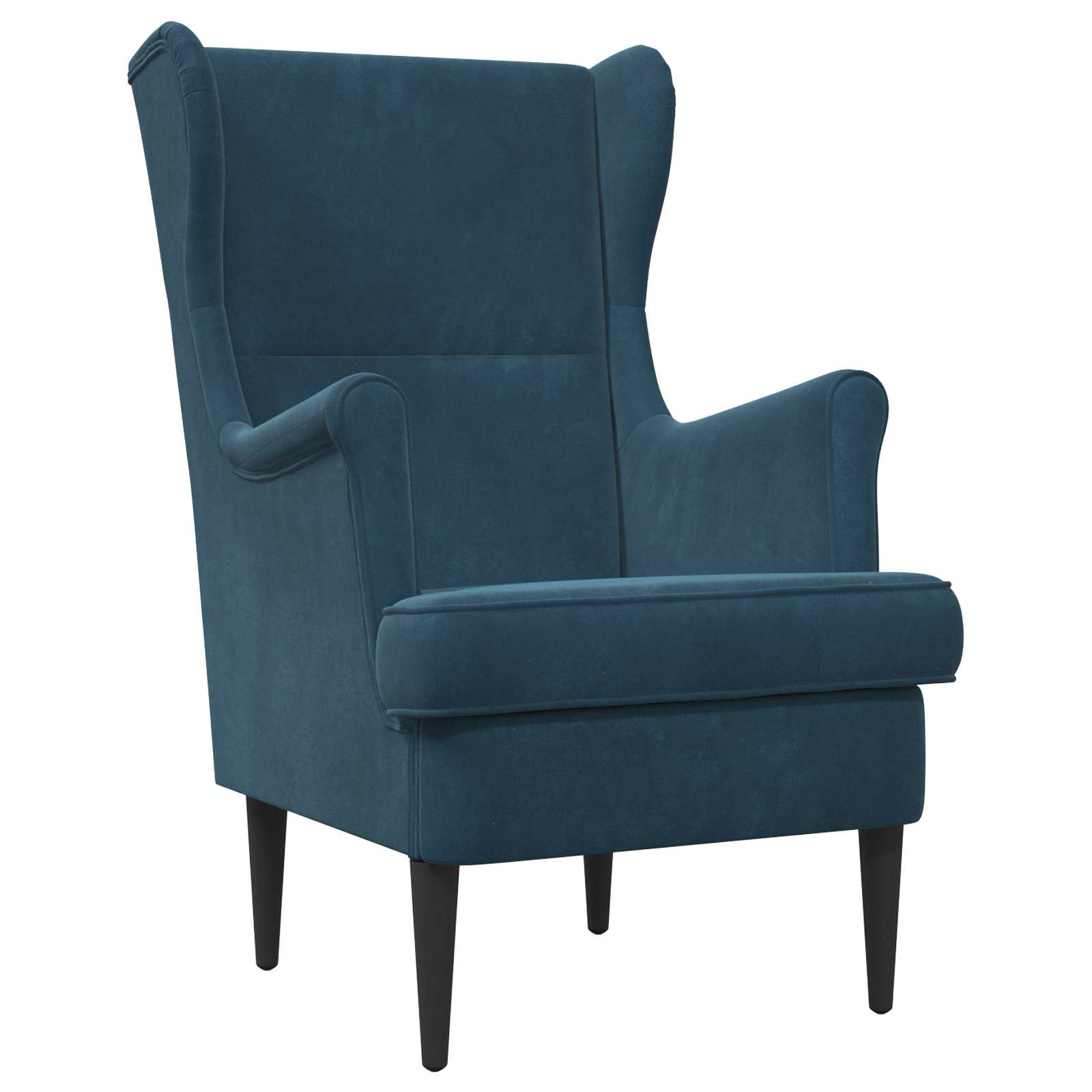 vidaXL Fauteuil Lichtgrijs Fluweel