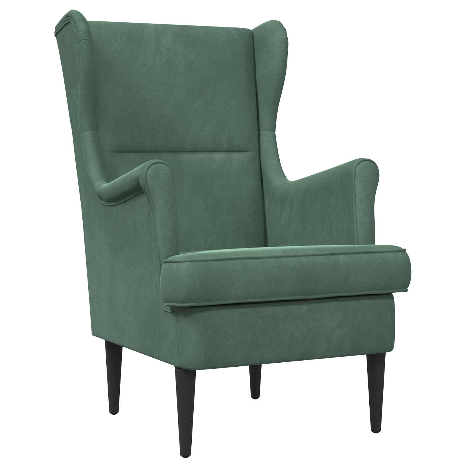 vidaXL Fauteuil Lichtgrijs Fluweel