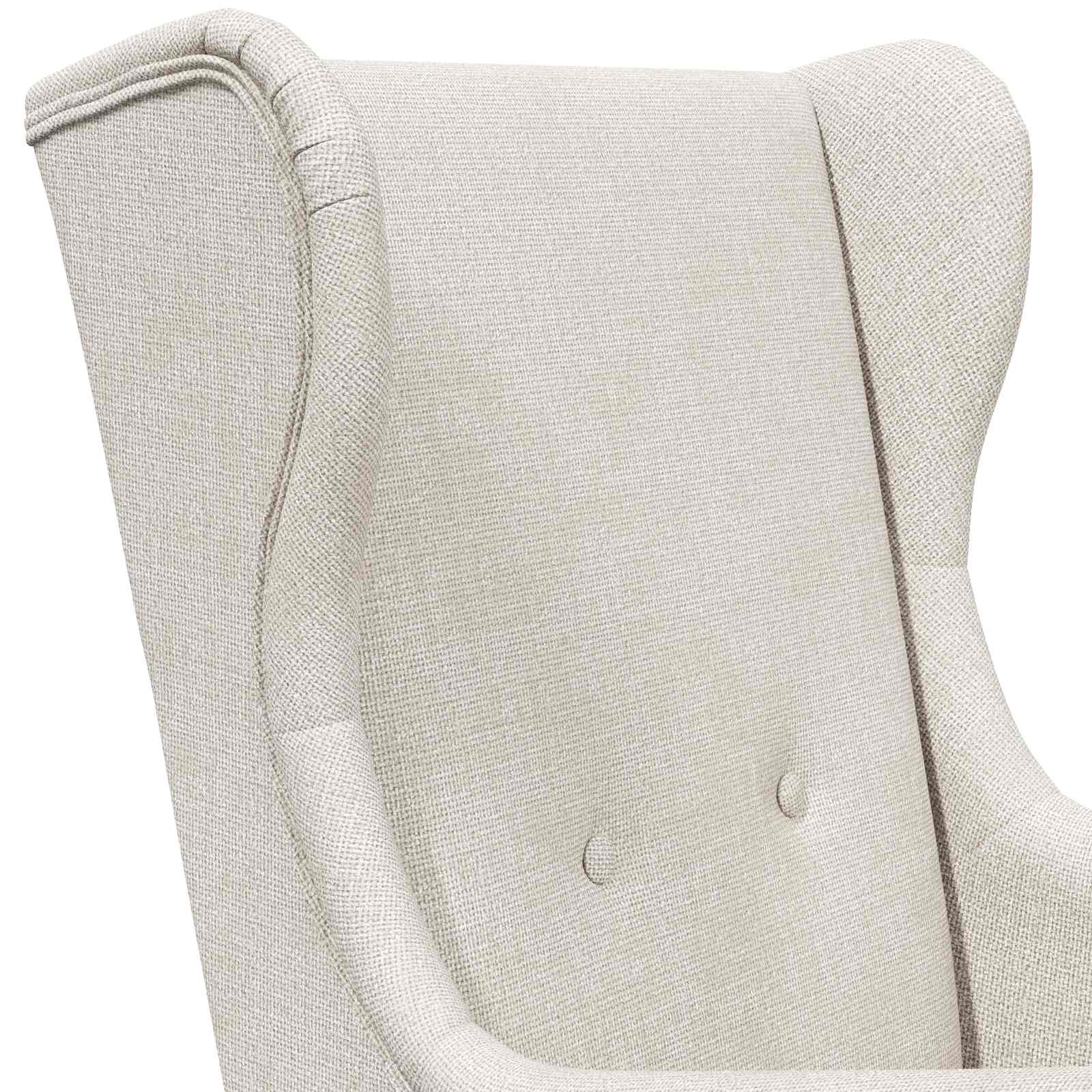 vidaXL Fauteuil Crèmekleurig ARES