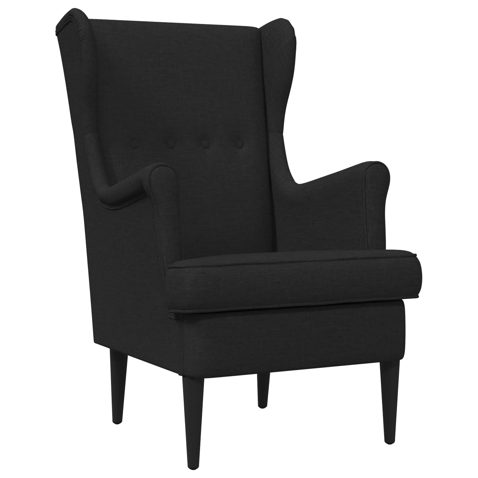 vidaXL Fauteuil Lichtgrijs Stof