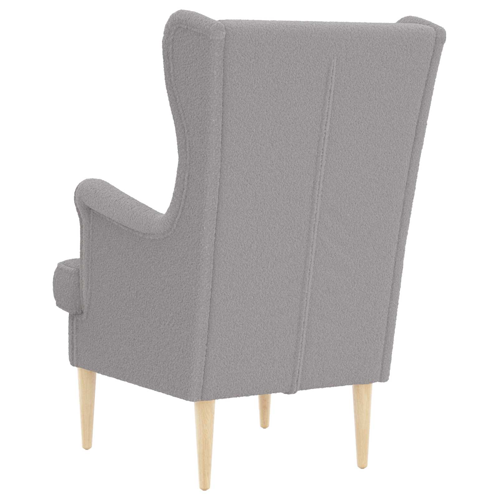 vidaXL Fauteuil Lichtgrijs Stof