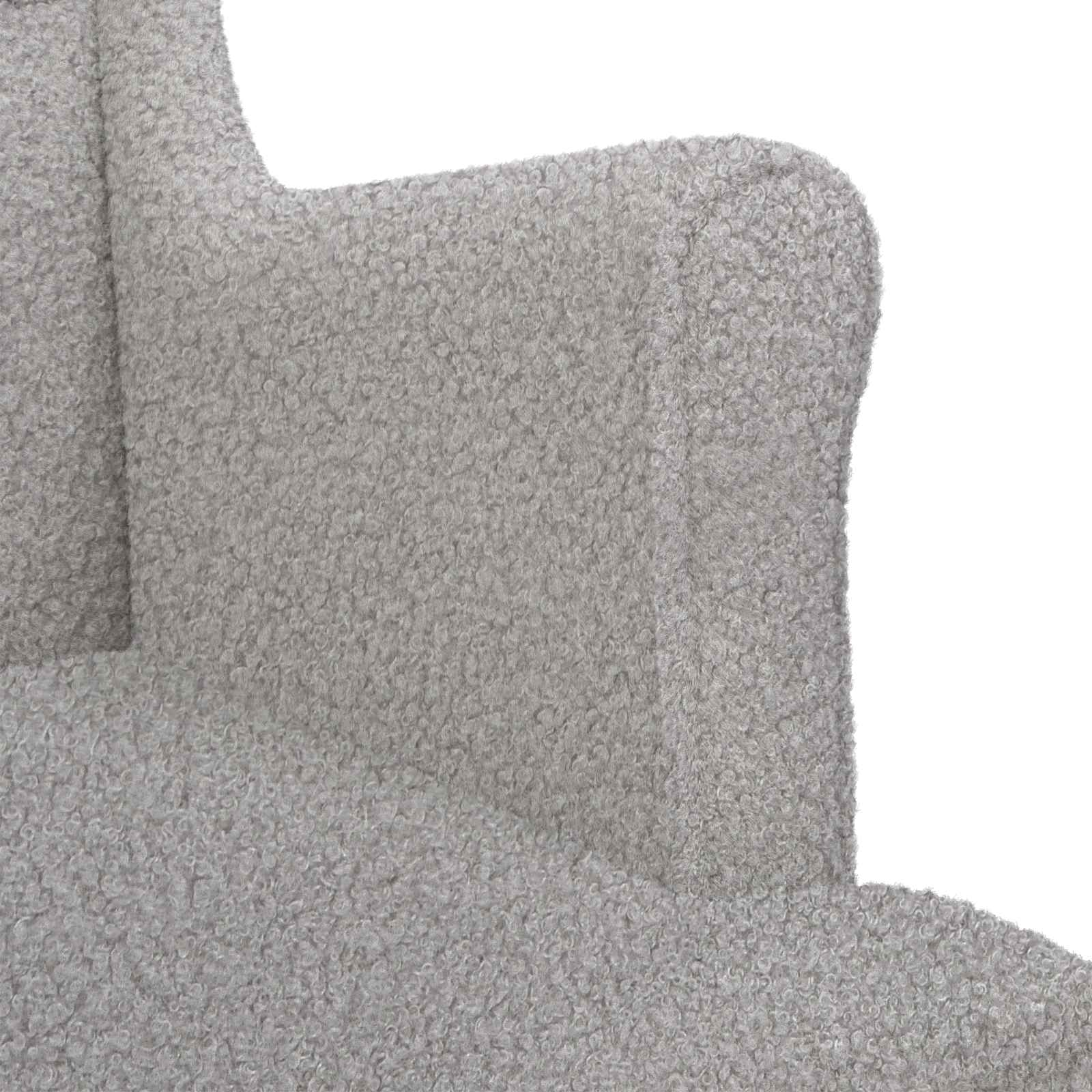 vidaXL Fauteuil Lichtgrijs Stof
