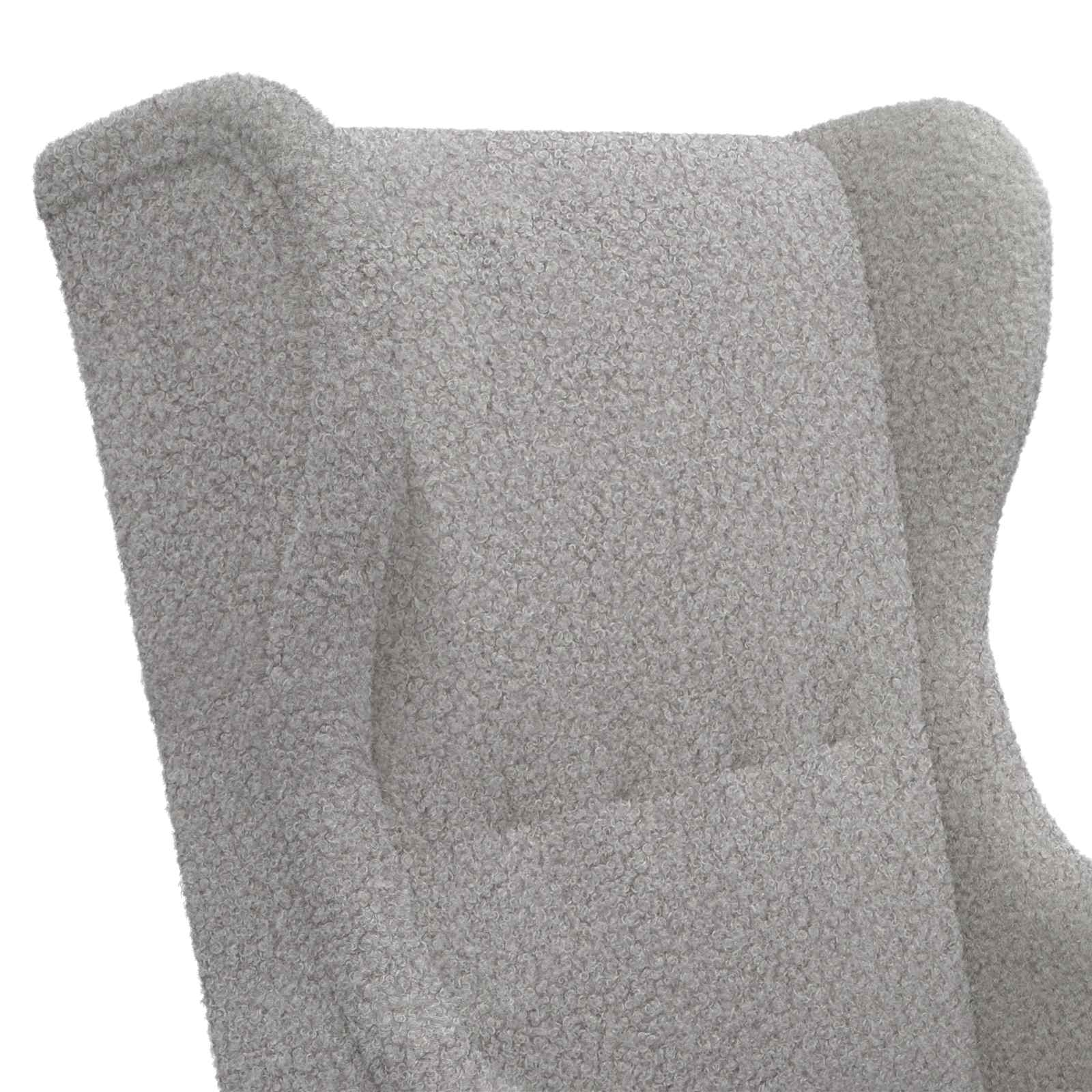 vidaXL Fauteuil Lichtgrijs Stof