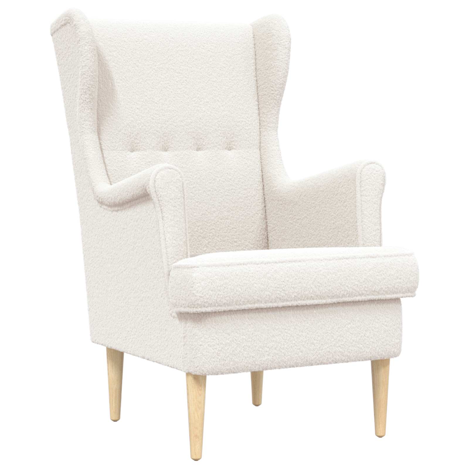 vidaXL Fauteuil Lichtgrijs Stof