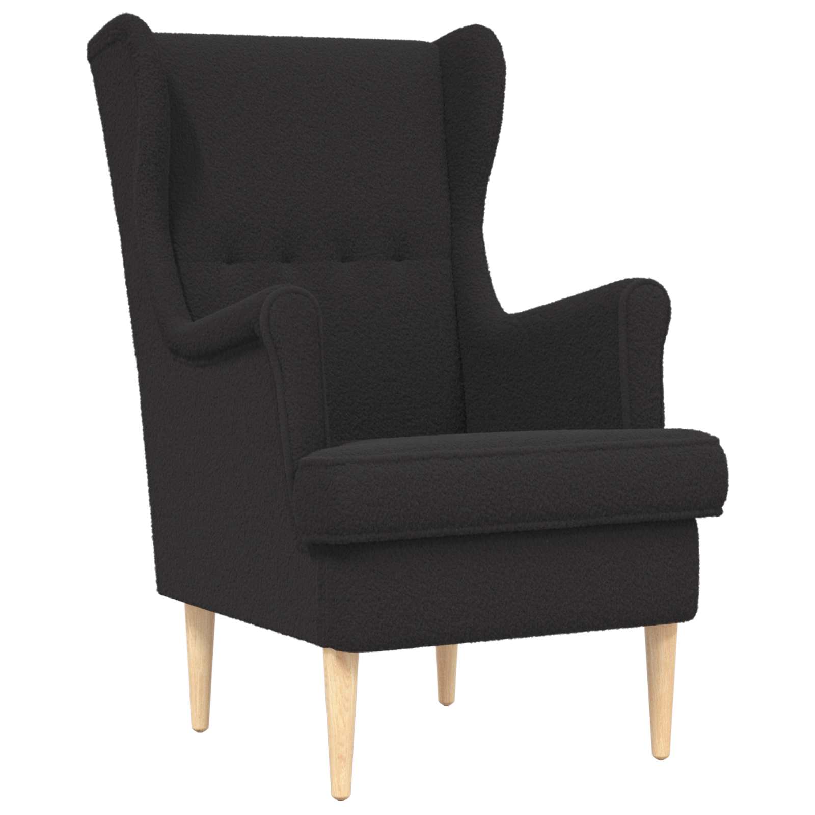 vidaXL Fauteuil Lichtgrijs Stof