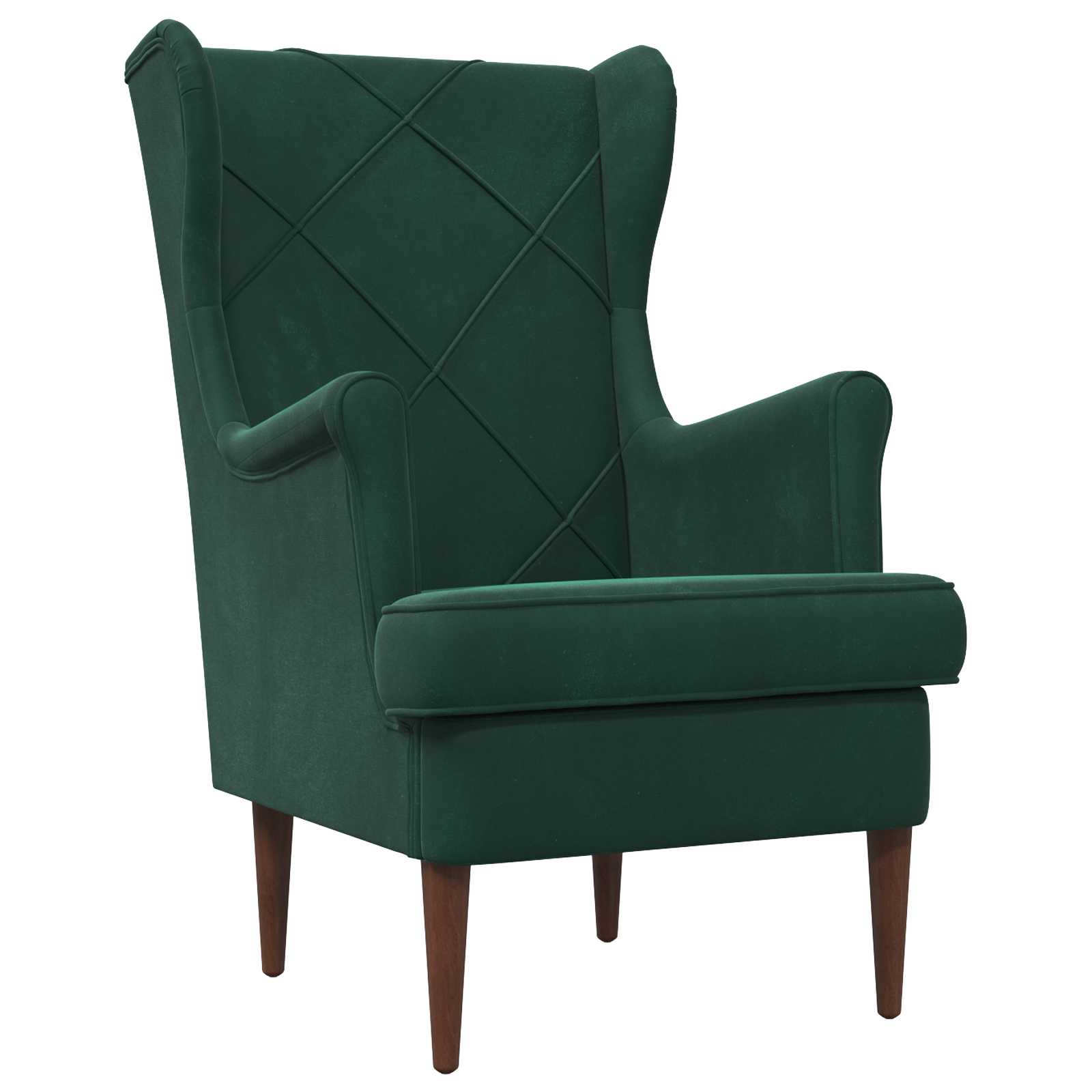 vidaXL Fauteuil Lichtgrijs Fluweel