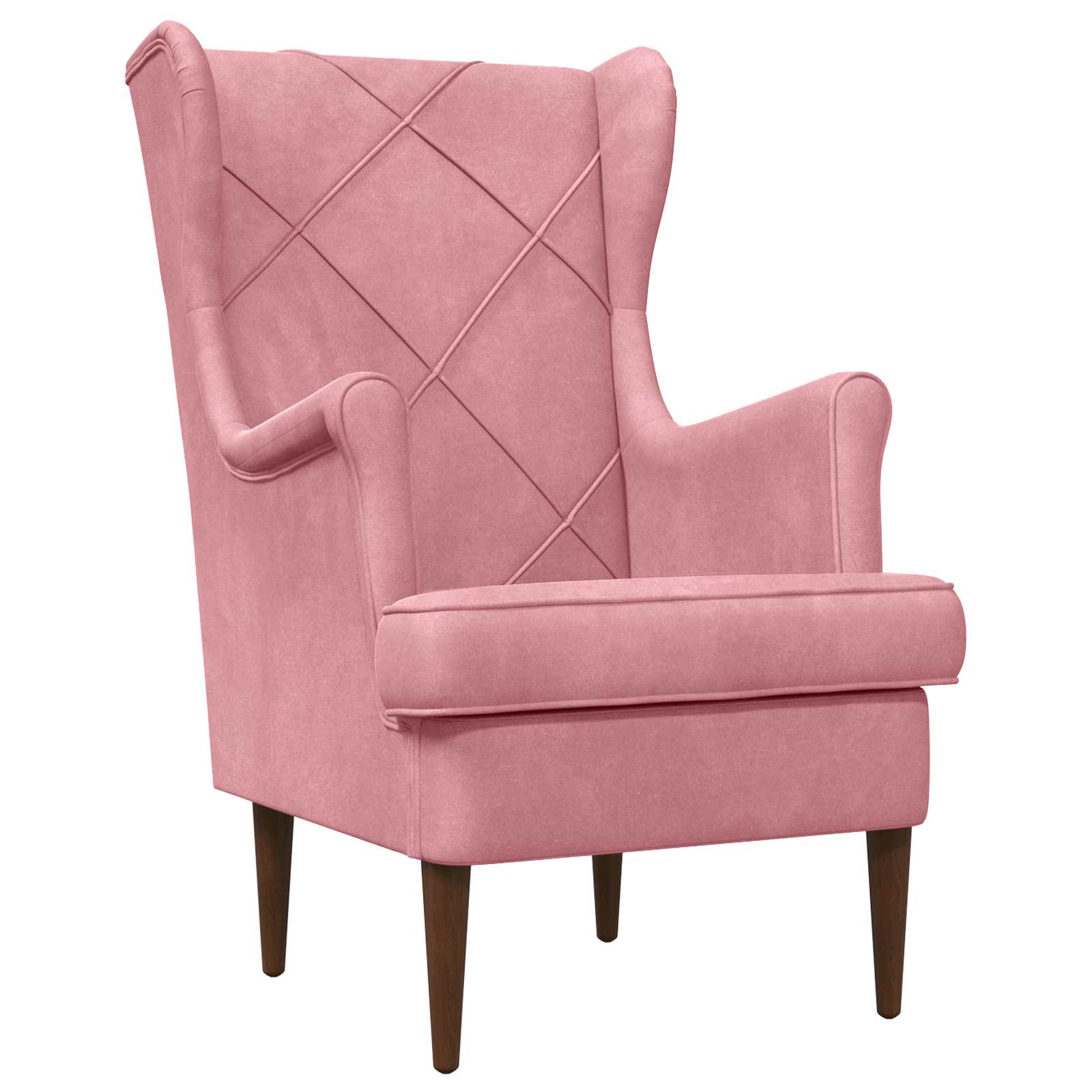 vidaXL Fauteuil Lichtgrijs Fluweel