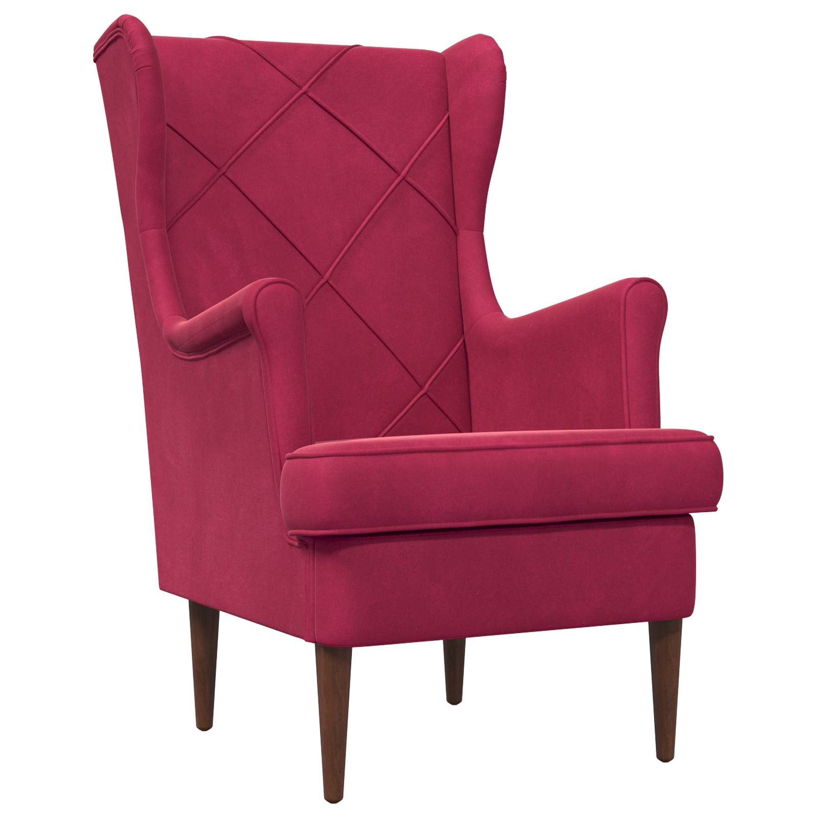 vidaXL Fauteuil Lichtgrijs Fluweel