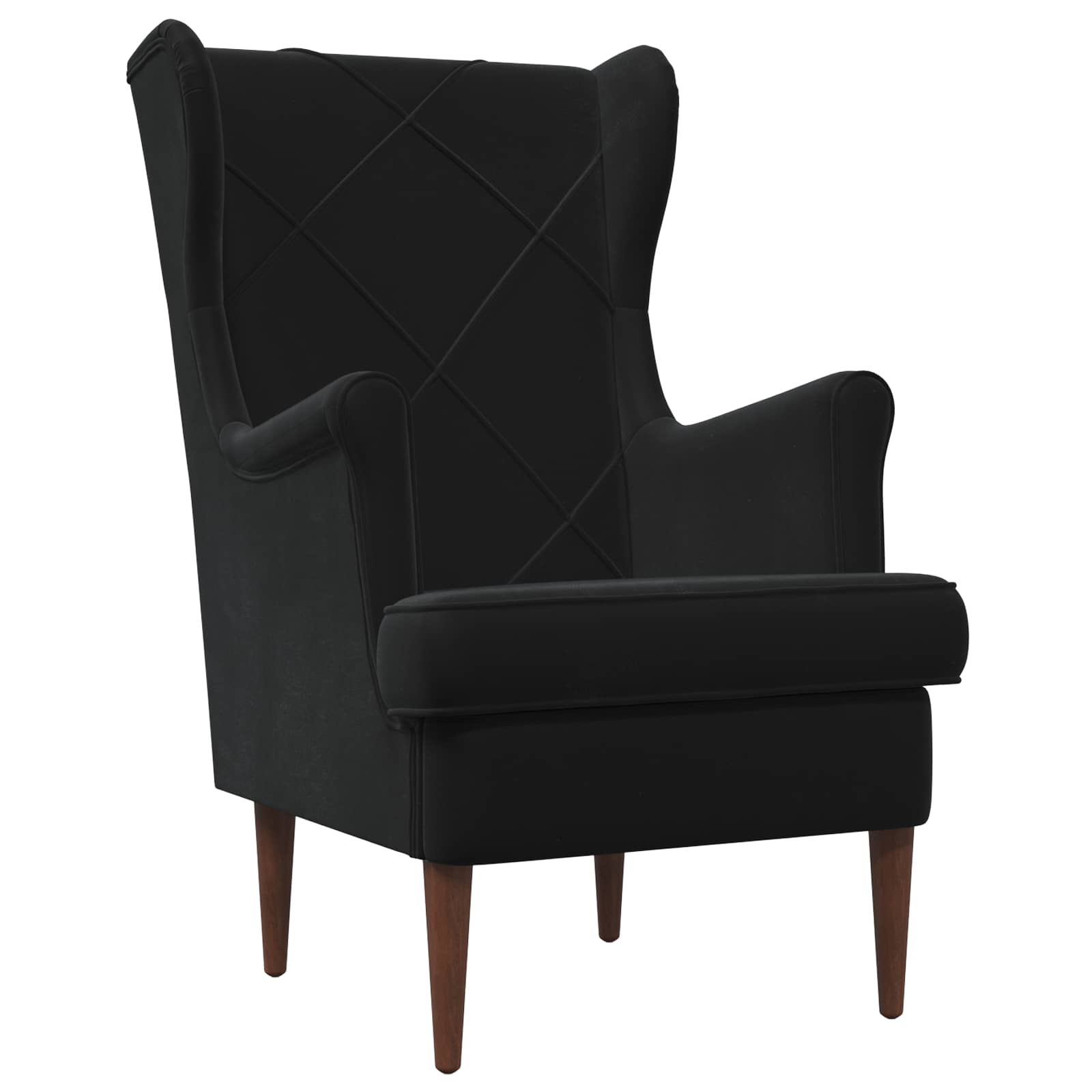 vidaXL Fauteuil Lichtgrijs Fluweel