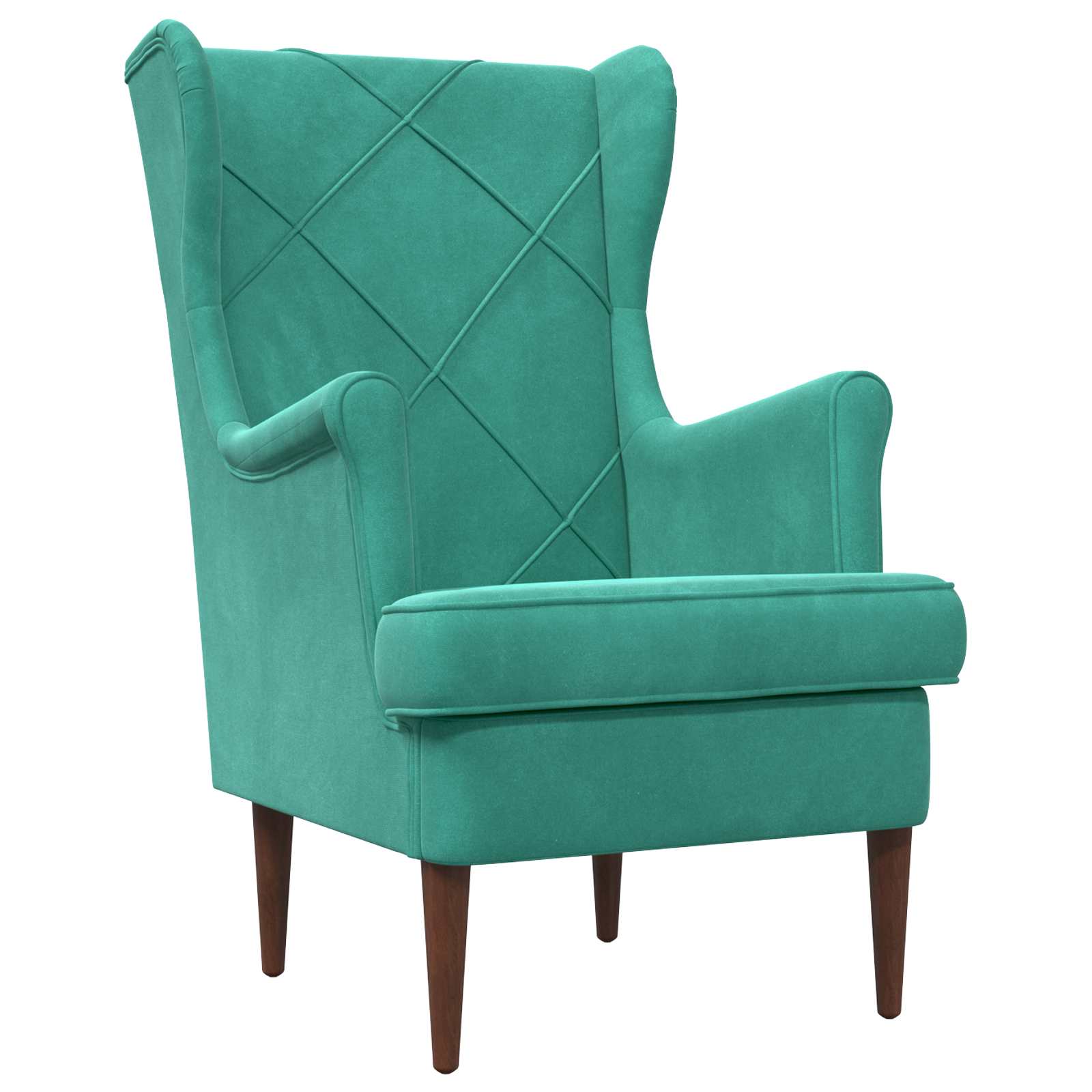 vidaXL Fauteuil Lichtgrijs Fluweel