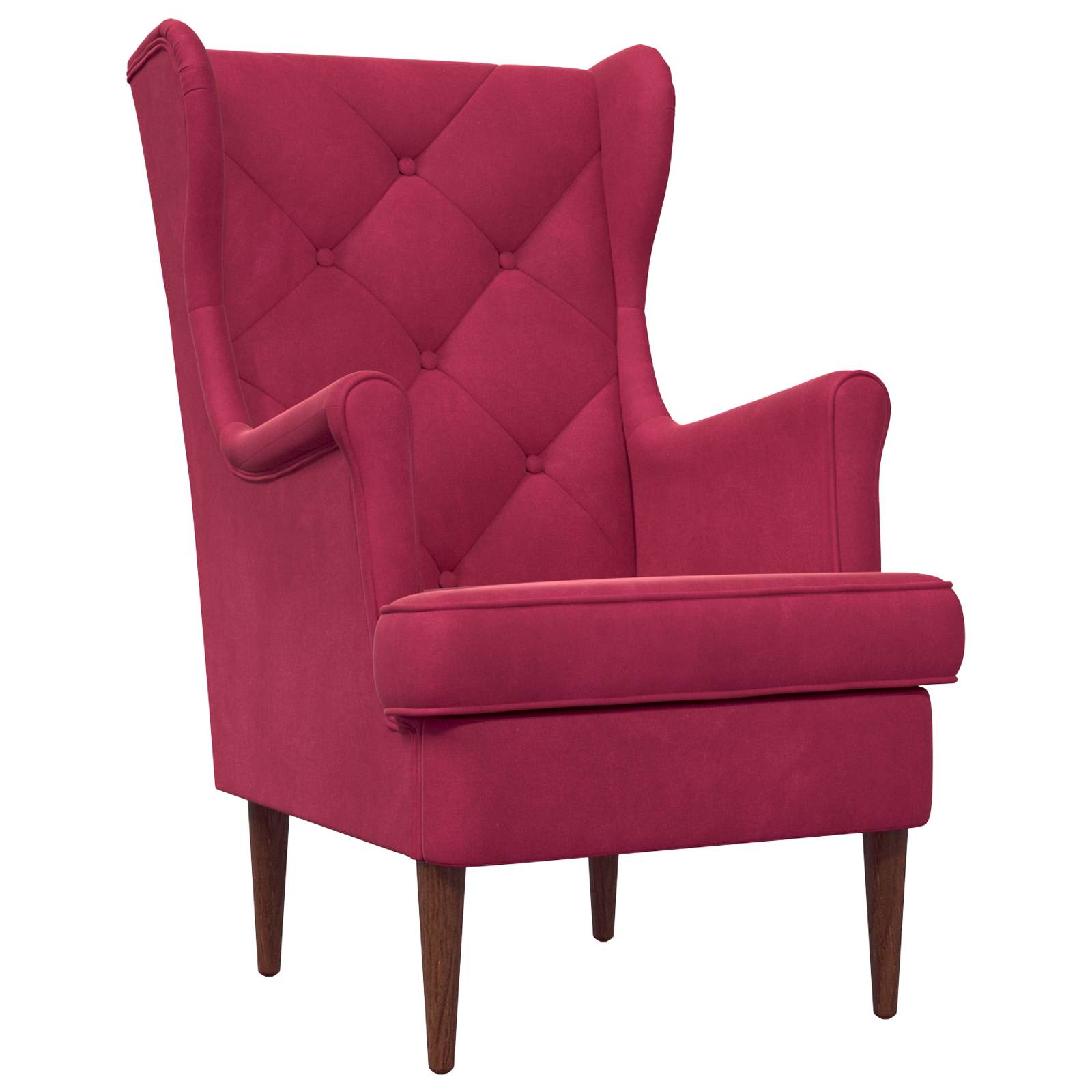 vidaXL Fauteuil Lichtgrijs Fluweel