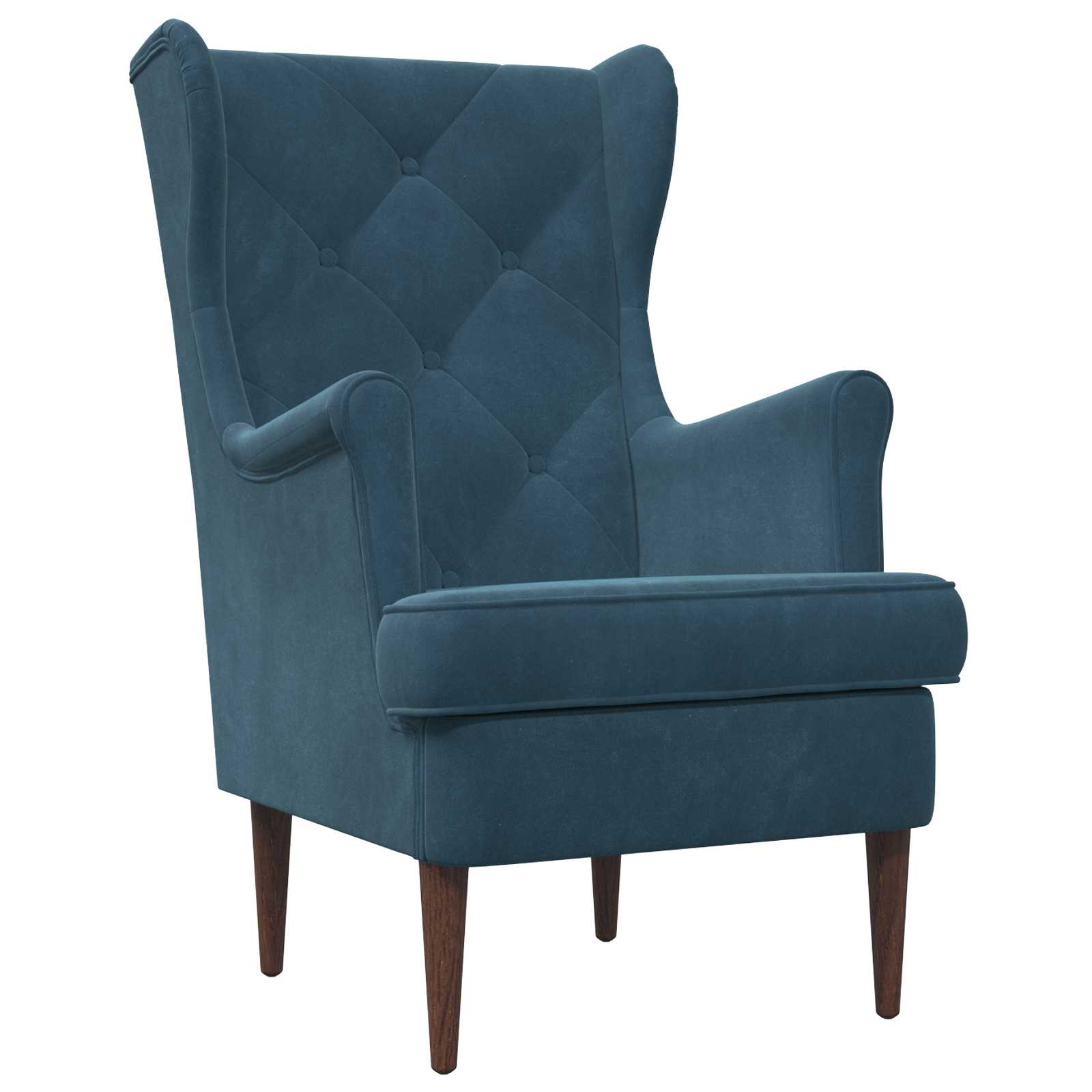 vidaXL Fauteuil Lichtgrijs Fluweel