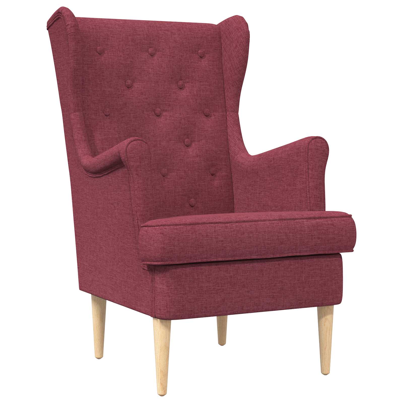 vidaXL Fauteuil Lichtgrijs Stof