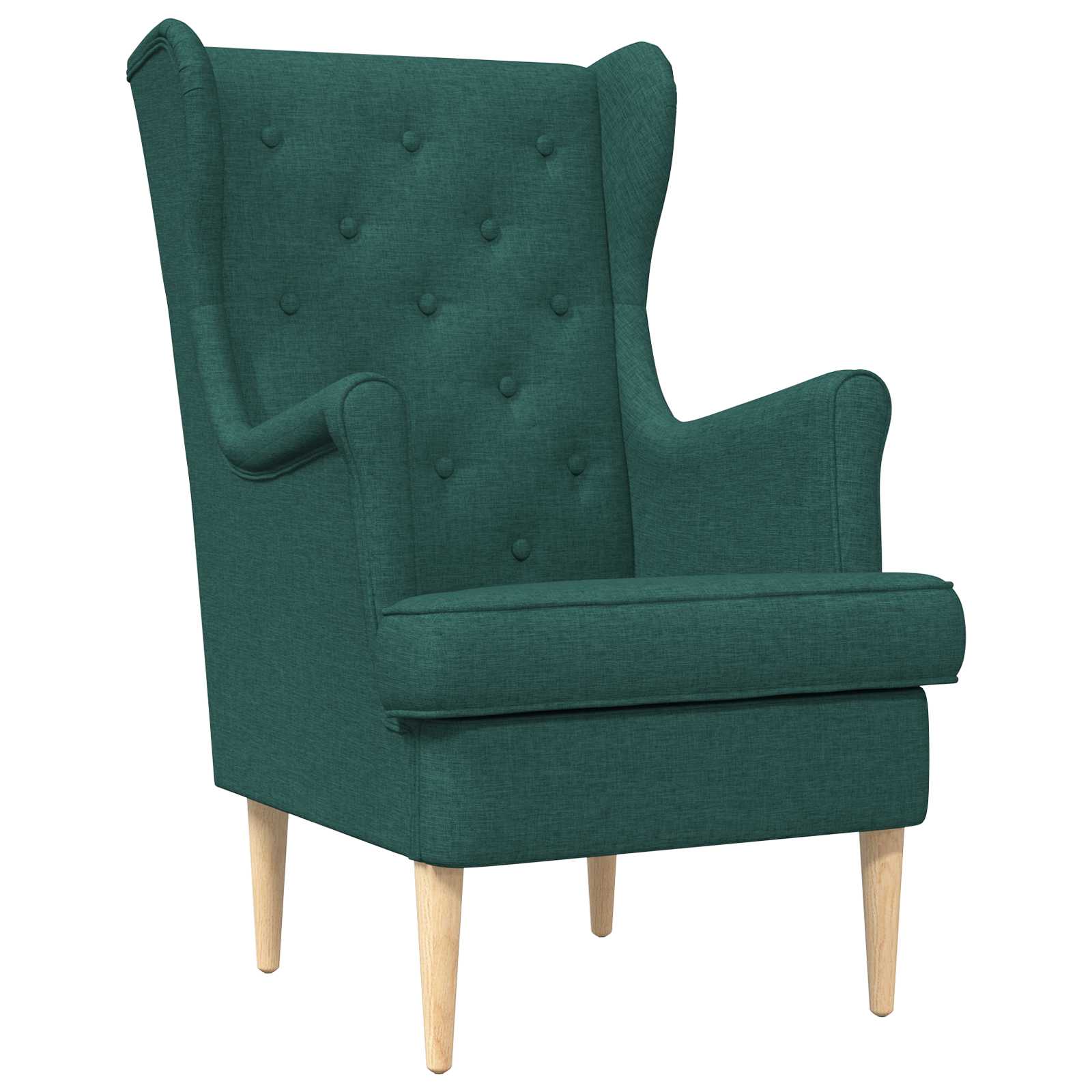 vidaXL Fauteuil Lichtgrijs Stof