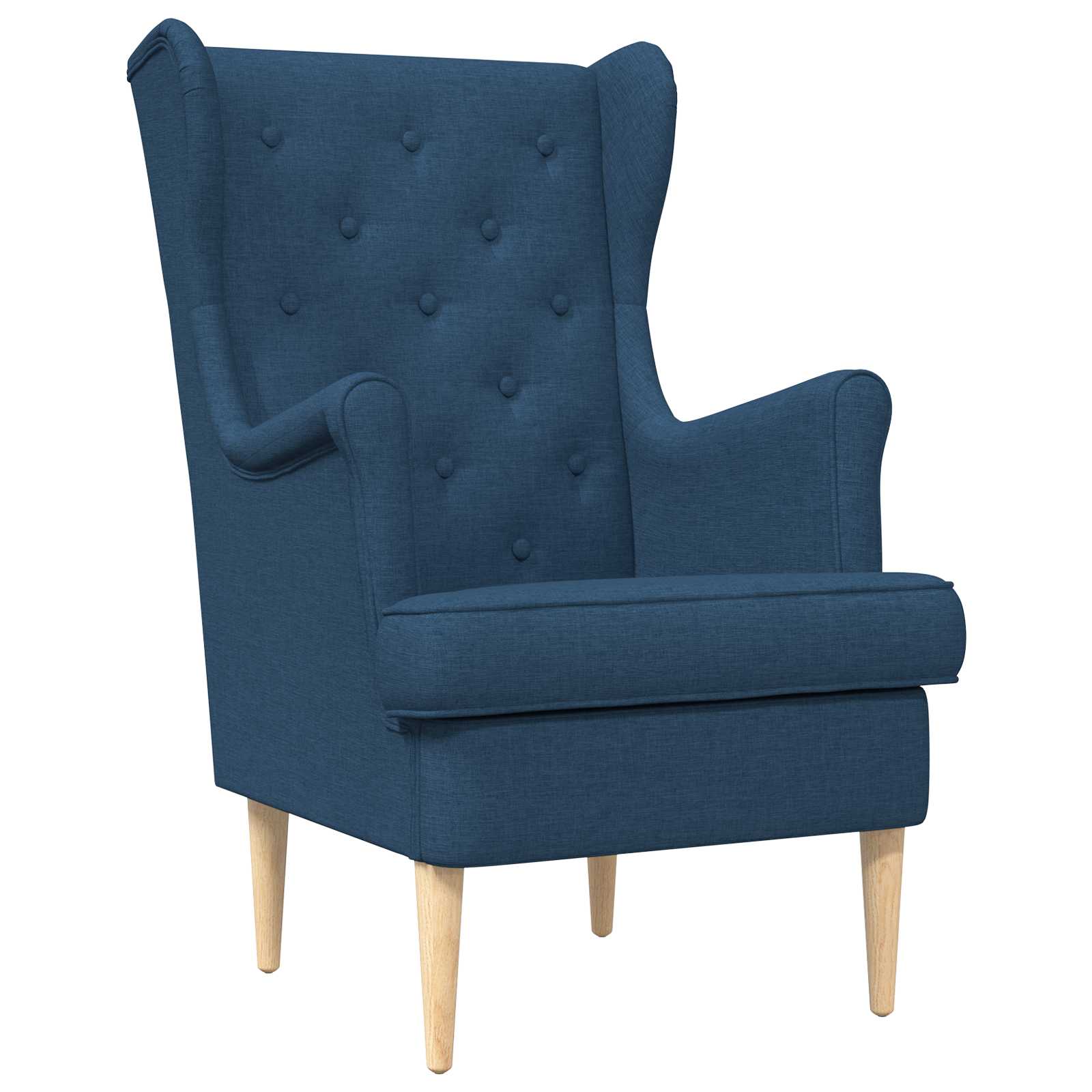 vidaXL Fauteuil Lichtgrijs Stof