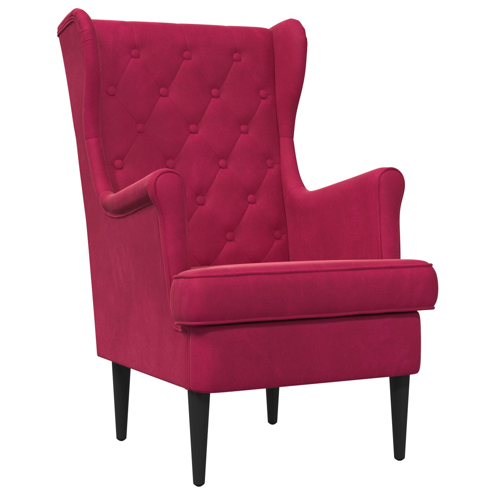 vidaXL Fauteuil Lichtgrijs Fluweel