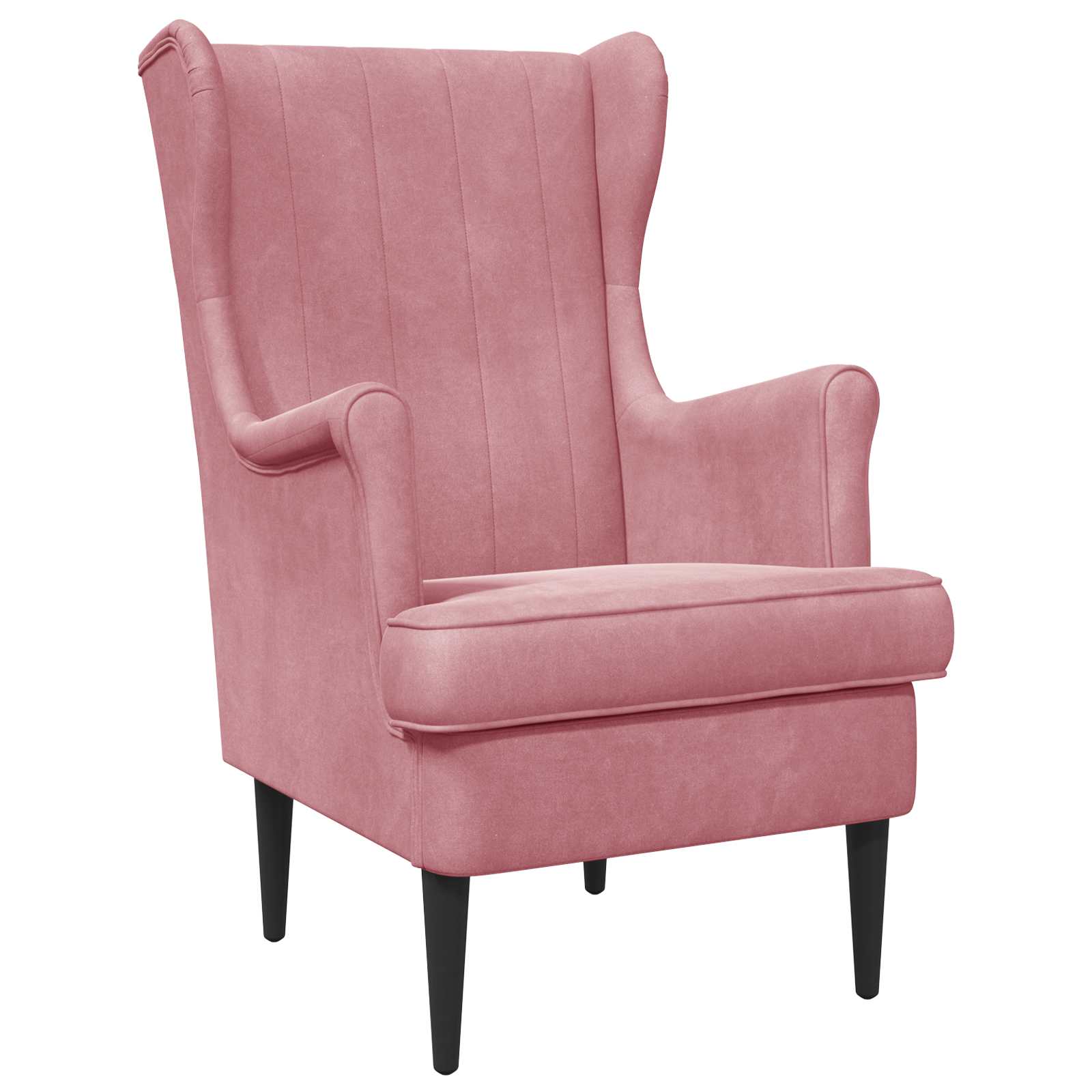 vidaXL Fauteuil Lichtgrijs Fluweel