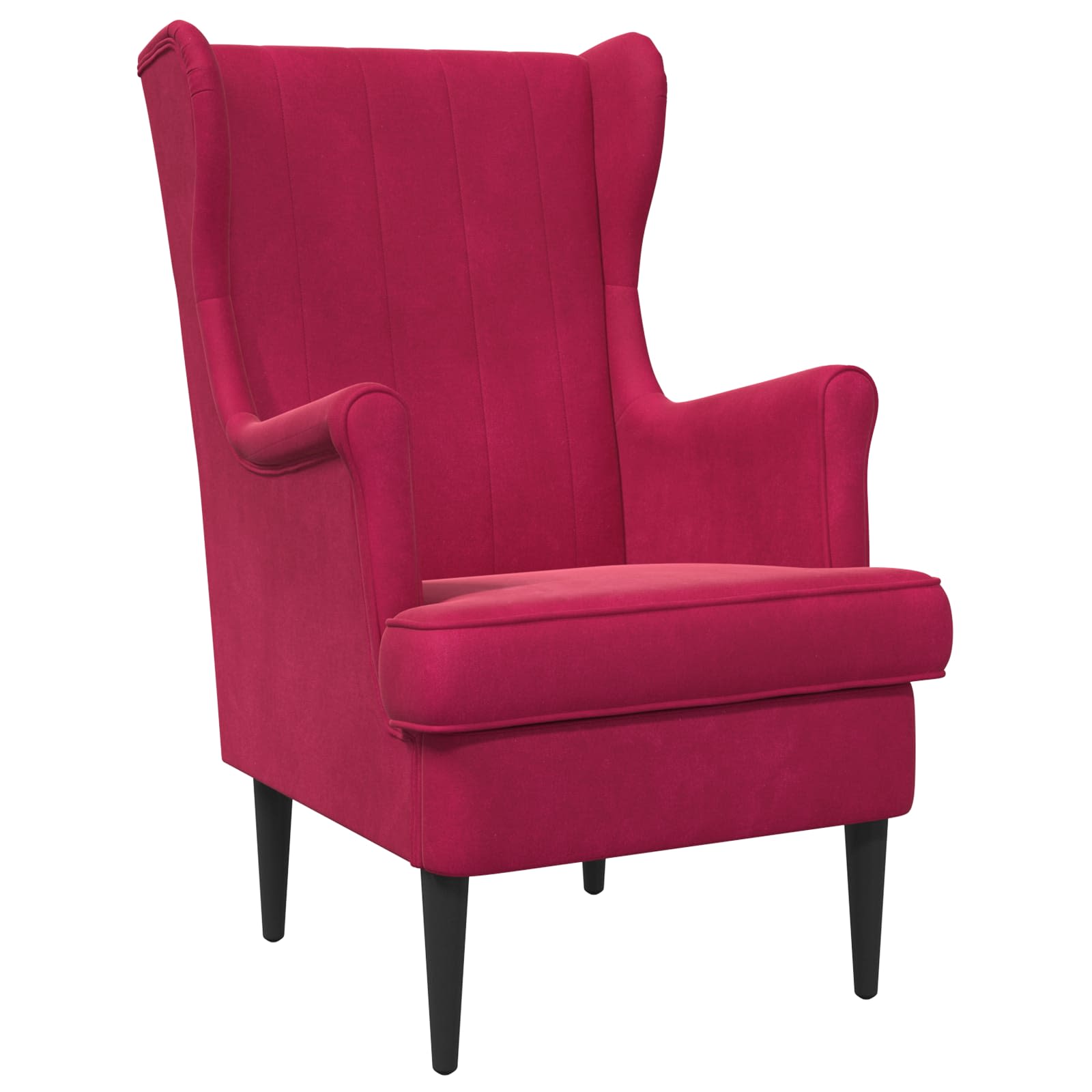 vidaXL Fauteuil Lichtgrijs Fluweel