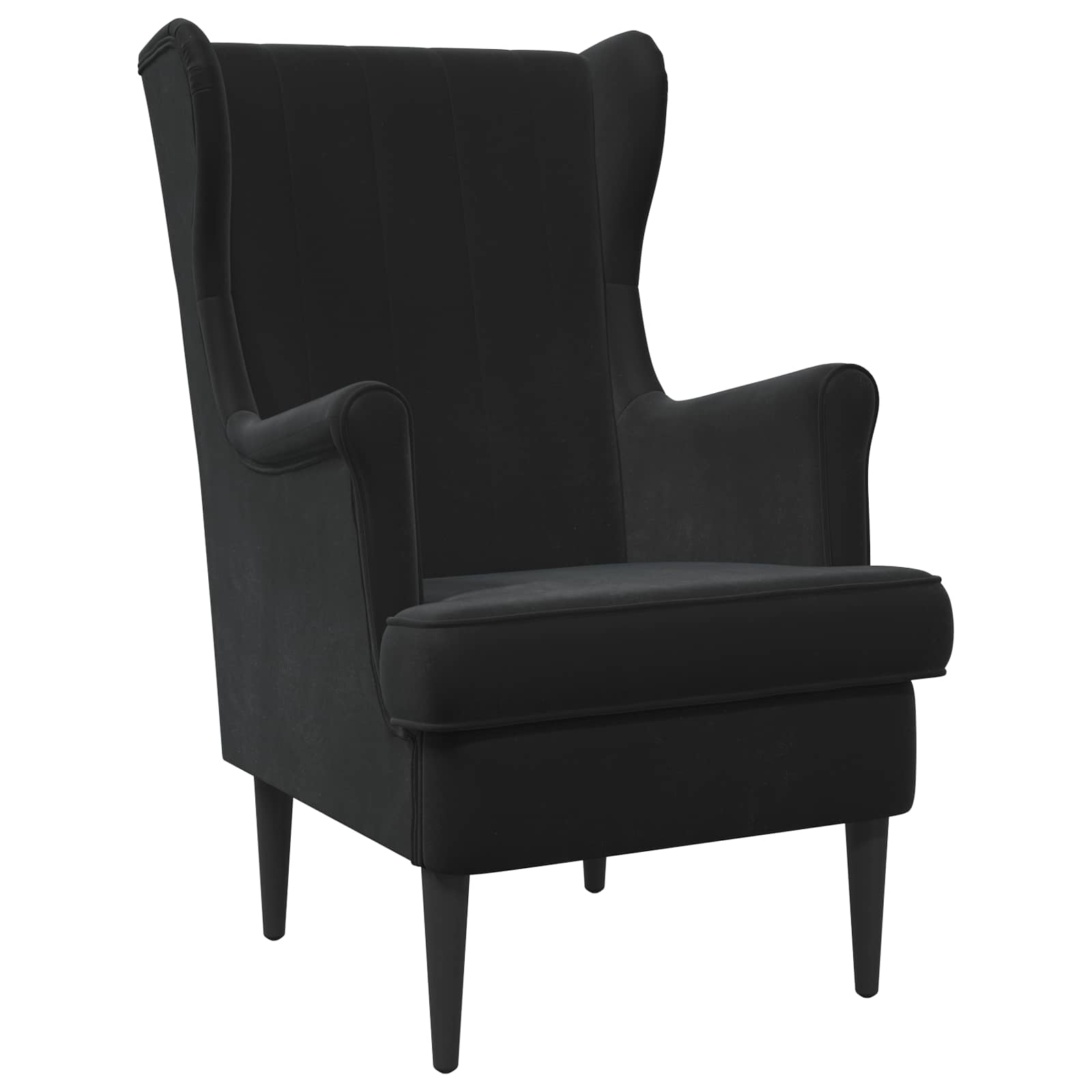 vidaXL Fauteuil Lichtgrijs Fluweel