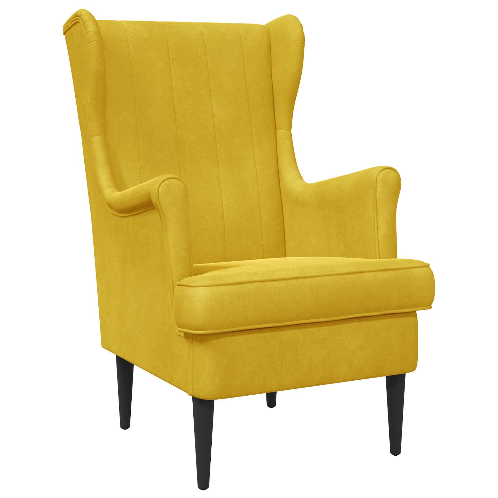 vidaXL Fauteuil Lichtgrijs Fluweel