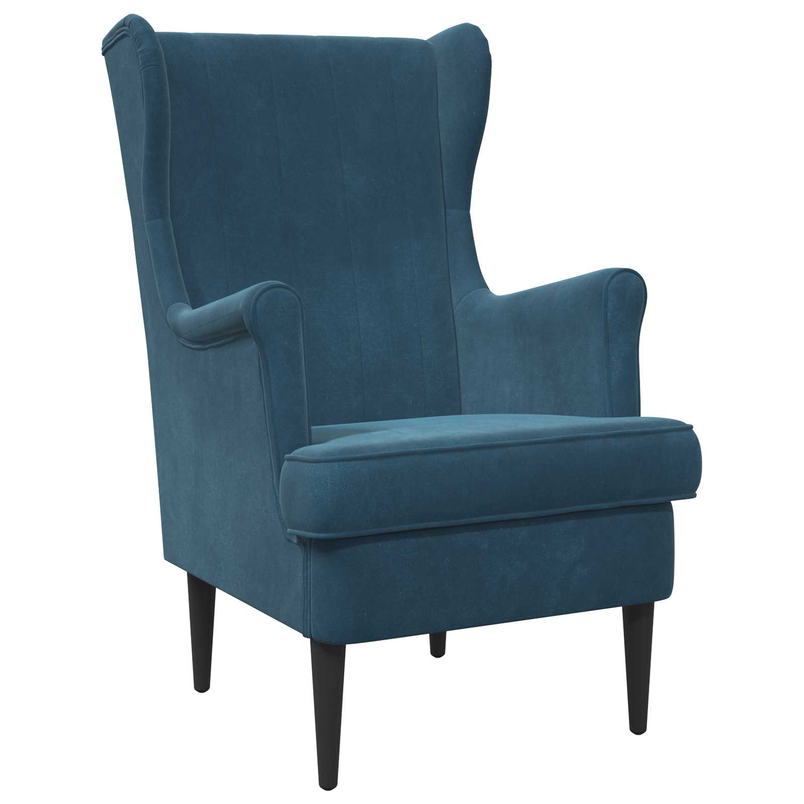 vidaXL Fauteuil Lichtgrijs Fluweel