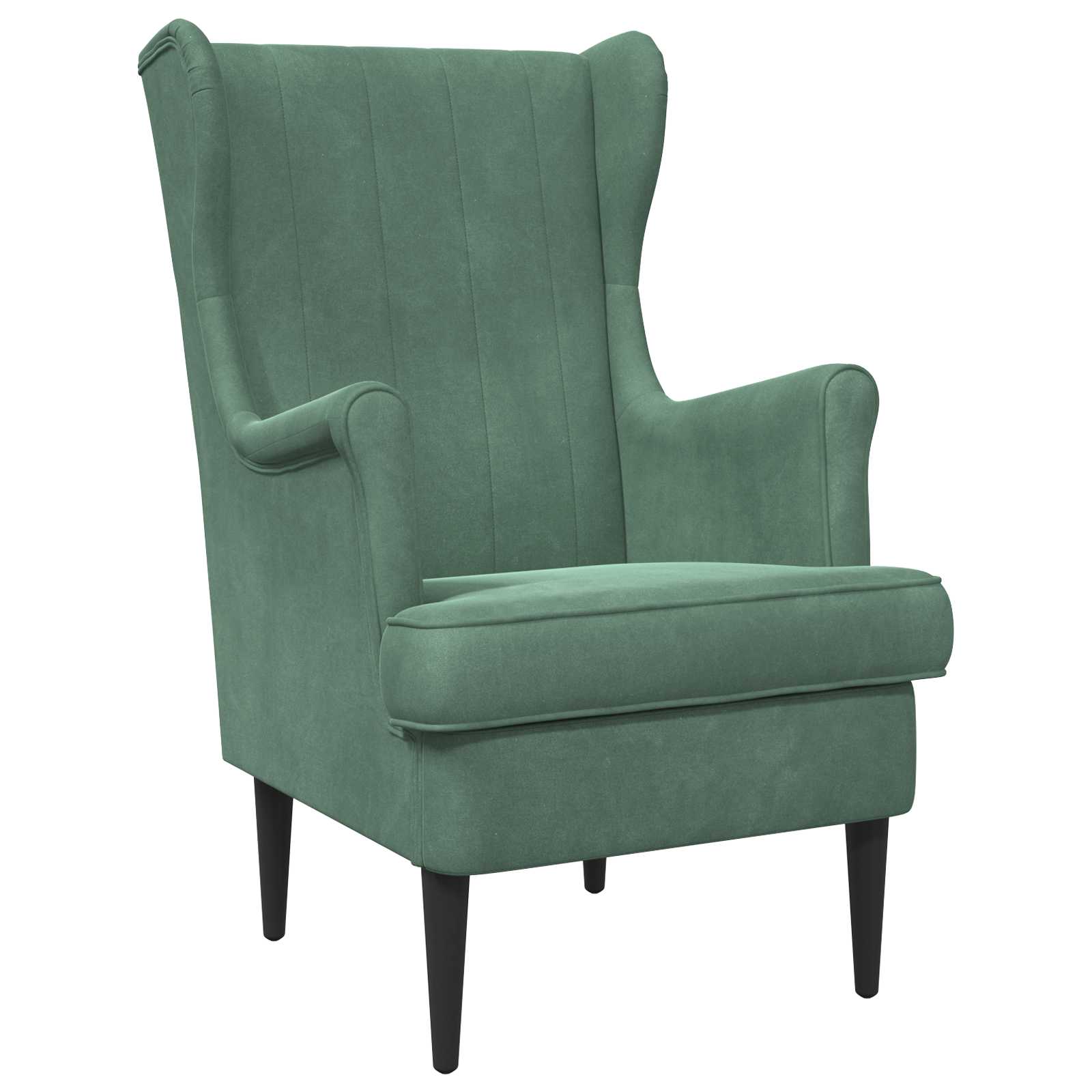 vidaXL Fauteuil Lichtgrijs Fluweel