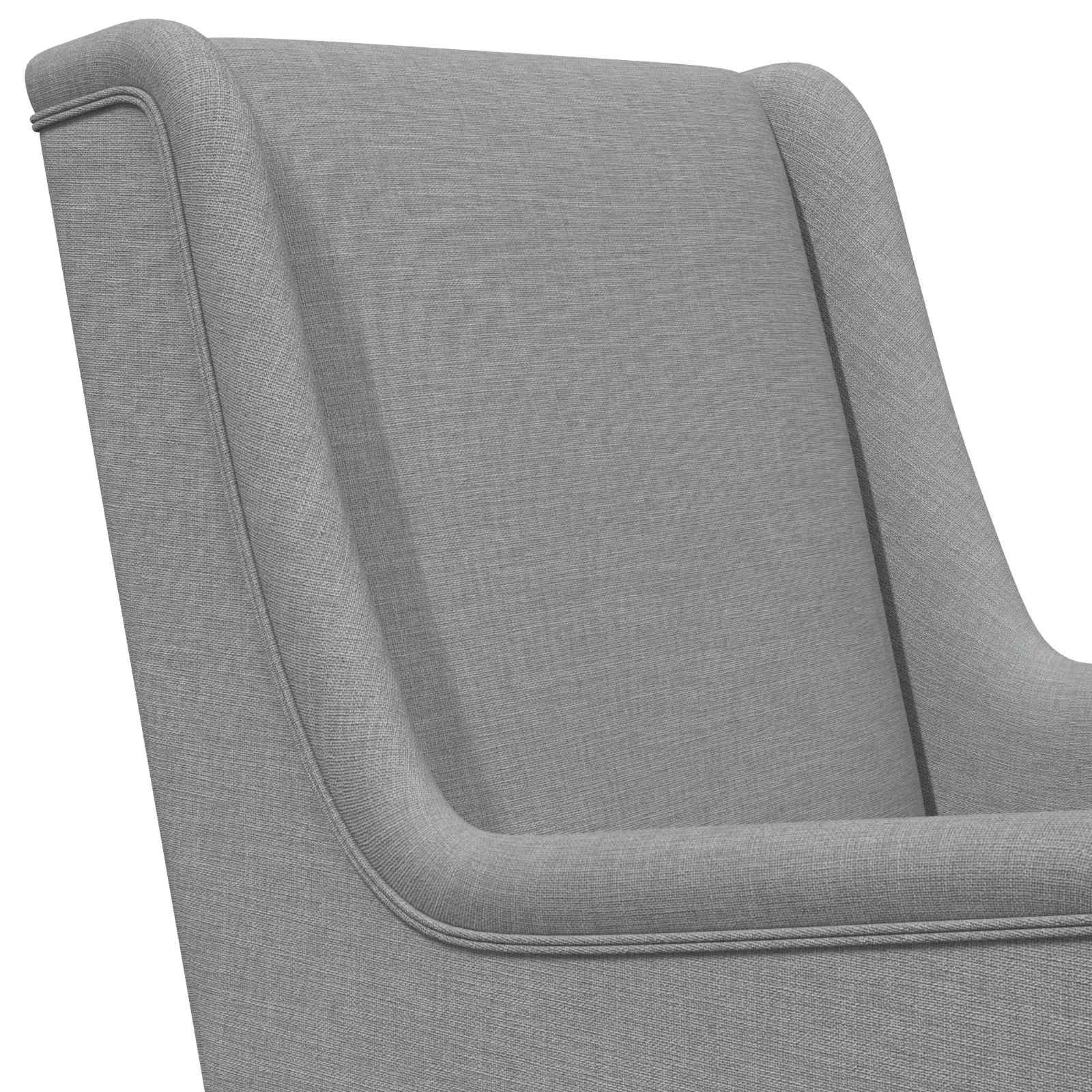 vidaXL Fauteuil Lichtgrijs Stof