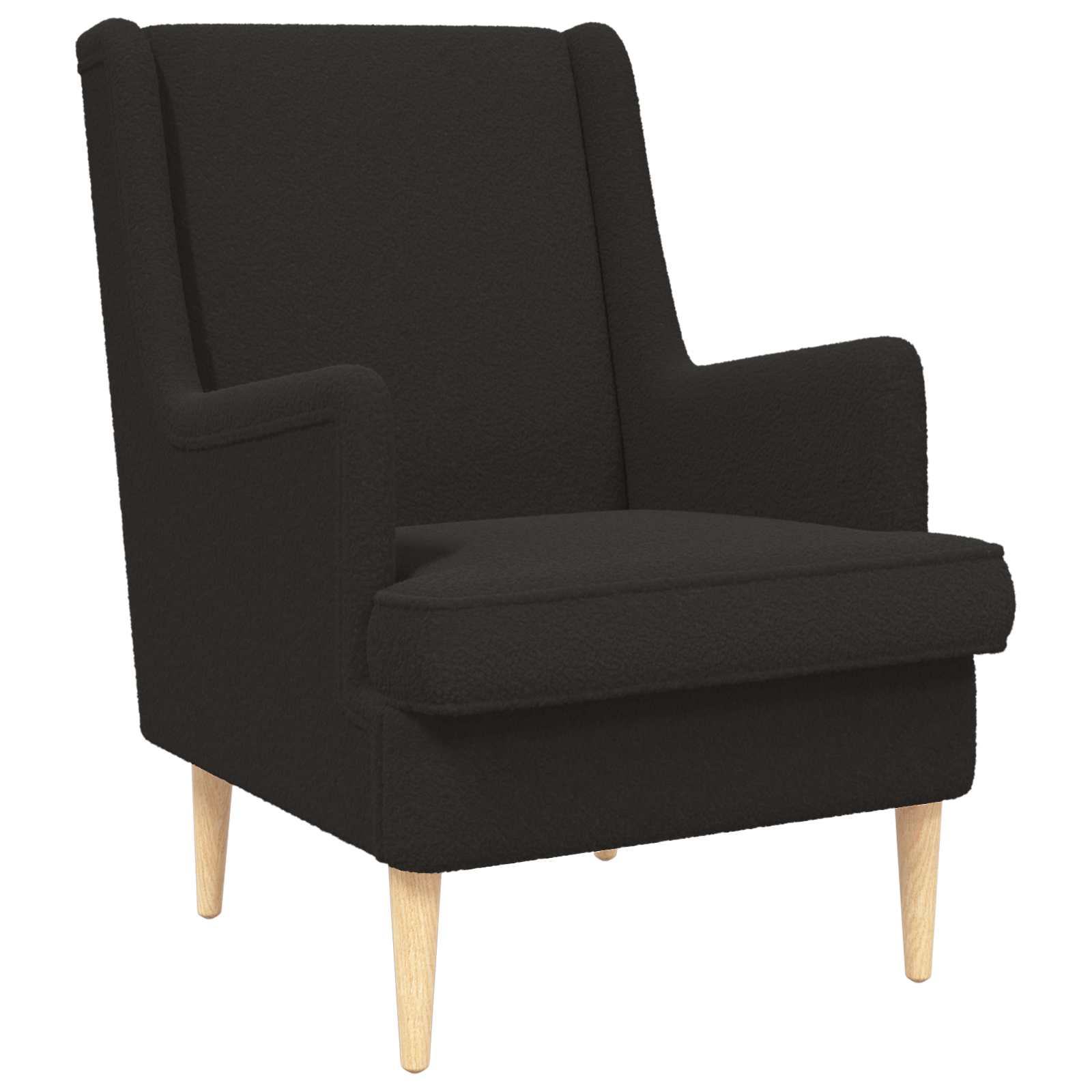 vidaXL Fauteuil Lichtgrijs Stof