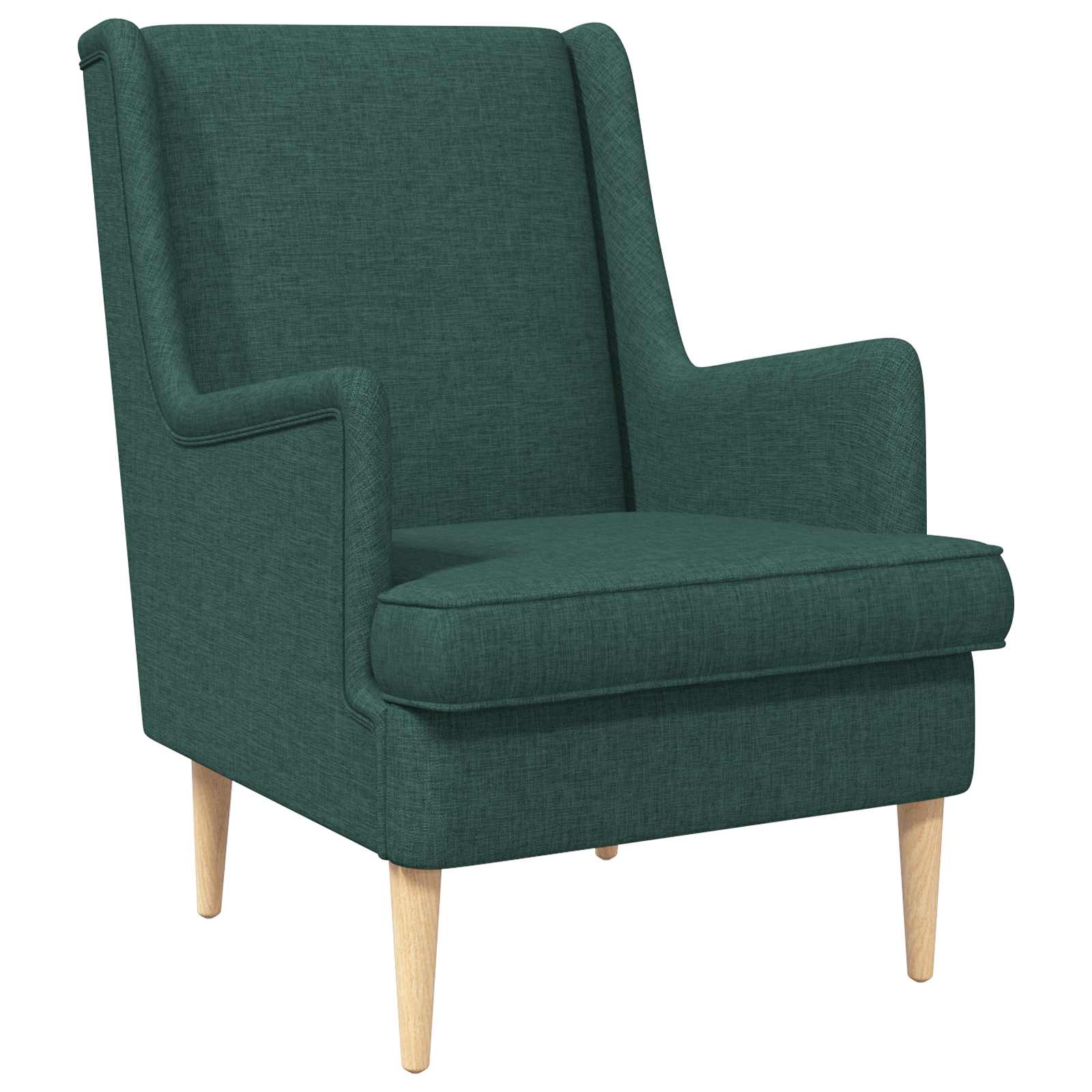 vidaXL Fauteuil Lichtgrijs Stof