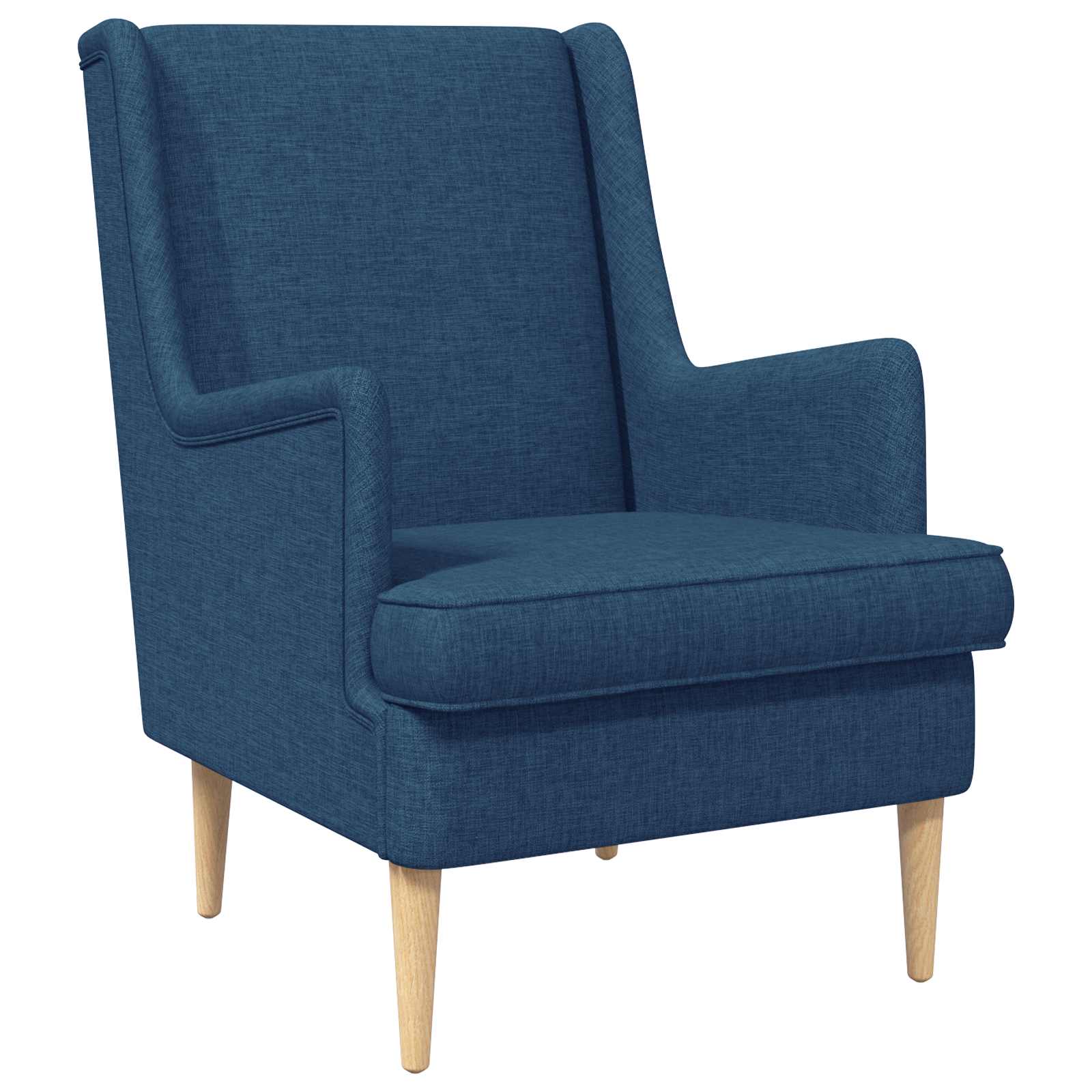 vidaXL Fauteuil Lichtgrijs Stof