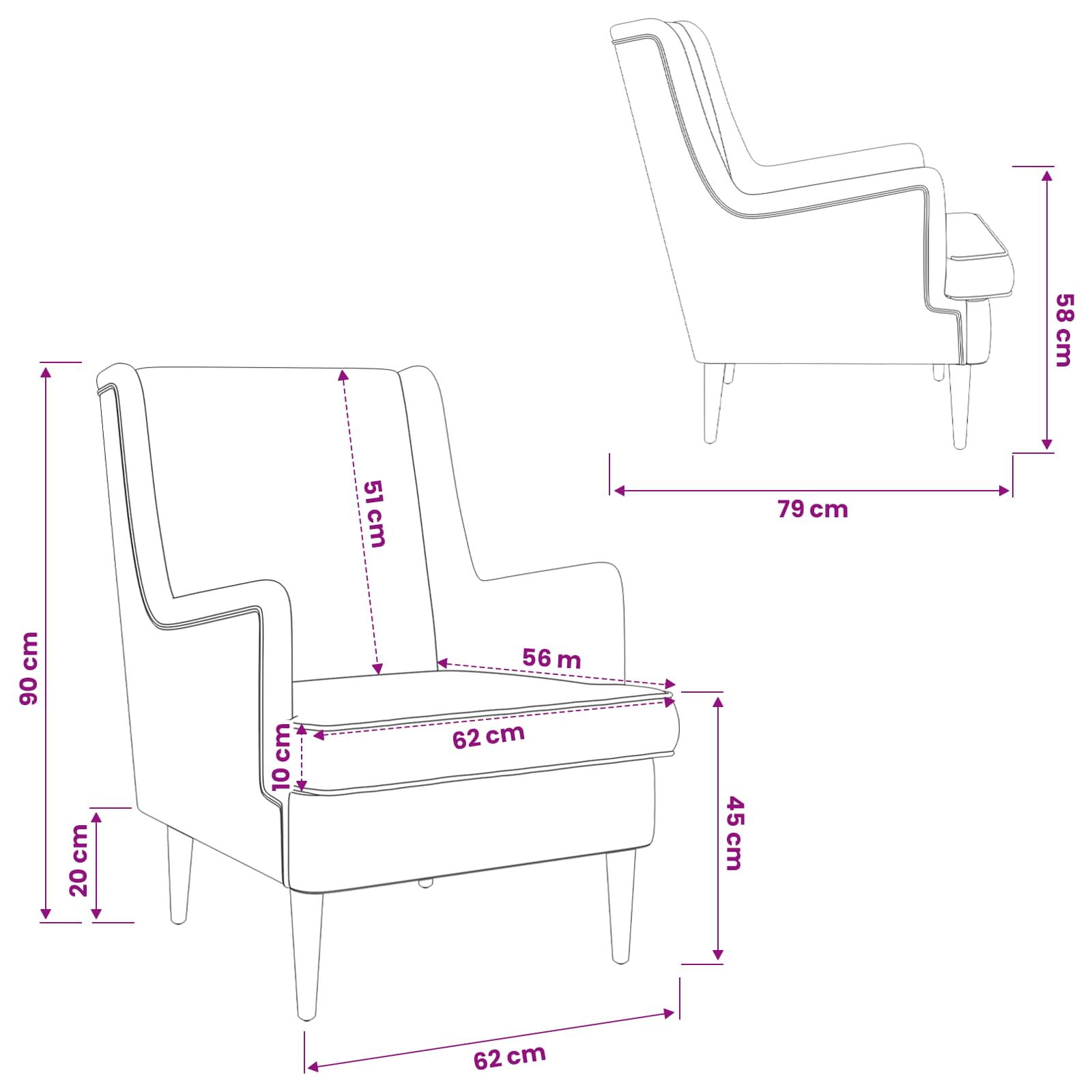 vidaXL Fauteuil Lichtgrijs Schapenstof