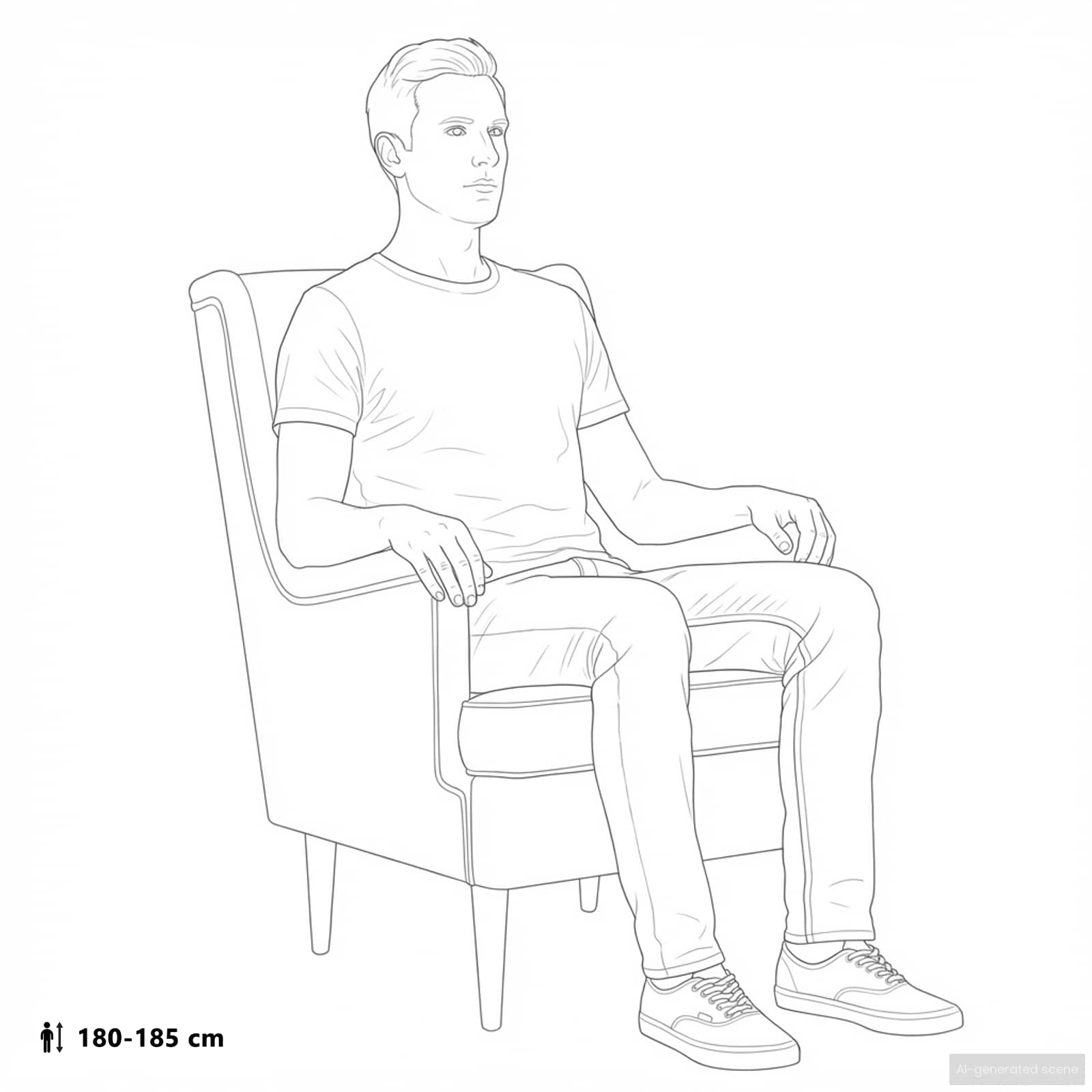 vidaXL Fauteuil Lichtgrijs Schapenstof