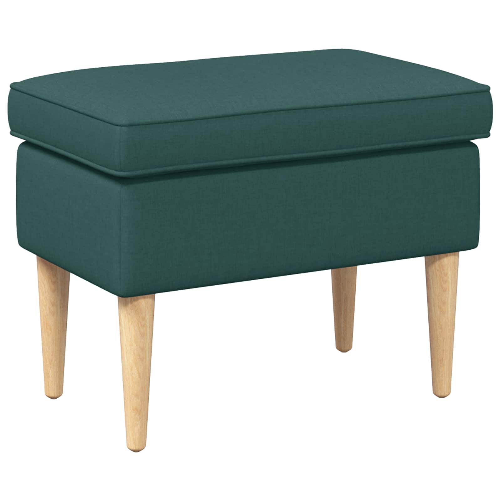 vidaXL Voetenbank Lichtgrijs 55 x 35 x 41 cm 100% Polyester