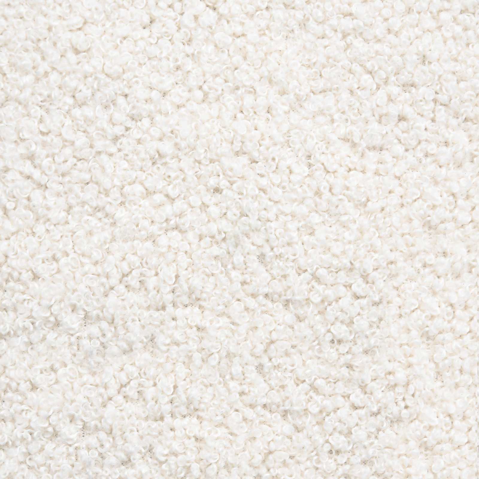 vidaXL Voetenbank Crèmekleurig 55 x 35 x 41 cm Bouclé