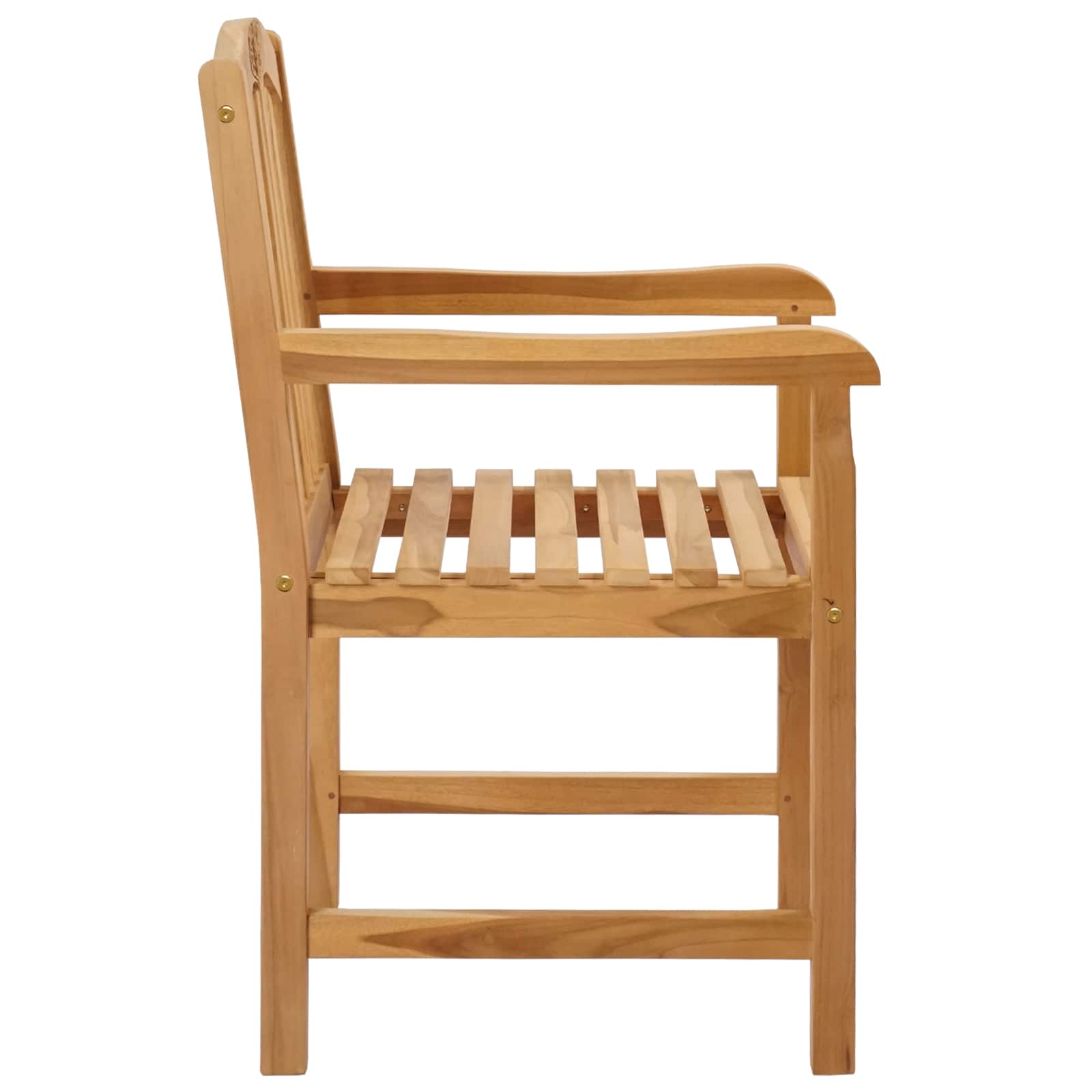 vidaXL Stoelen met rozenmotief 2 stuks Naturel 58 x 60 x 90 cm