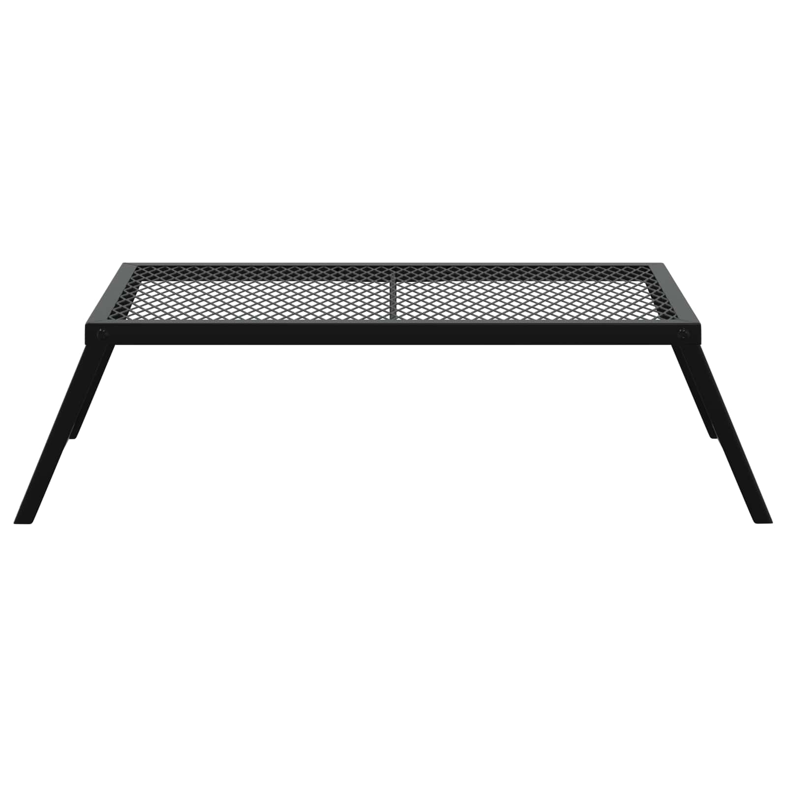 vidaXL Opvouwbare Camping Grill Zwart 58 x 31 x 2 cm Legeringen Staal